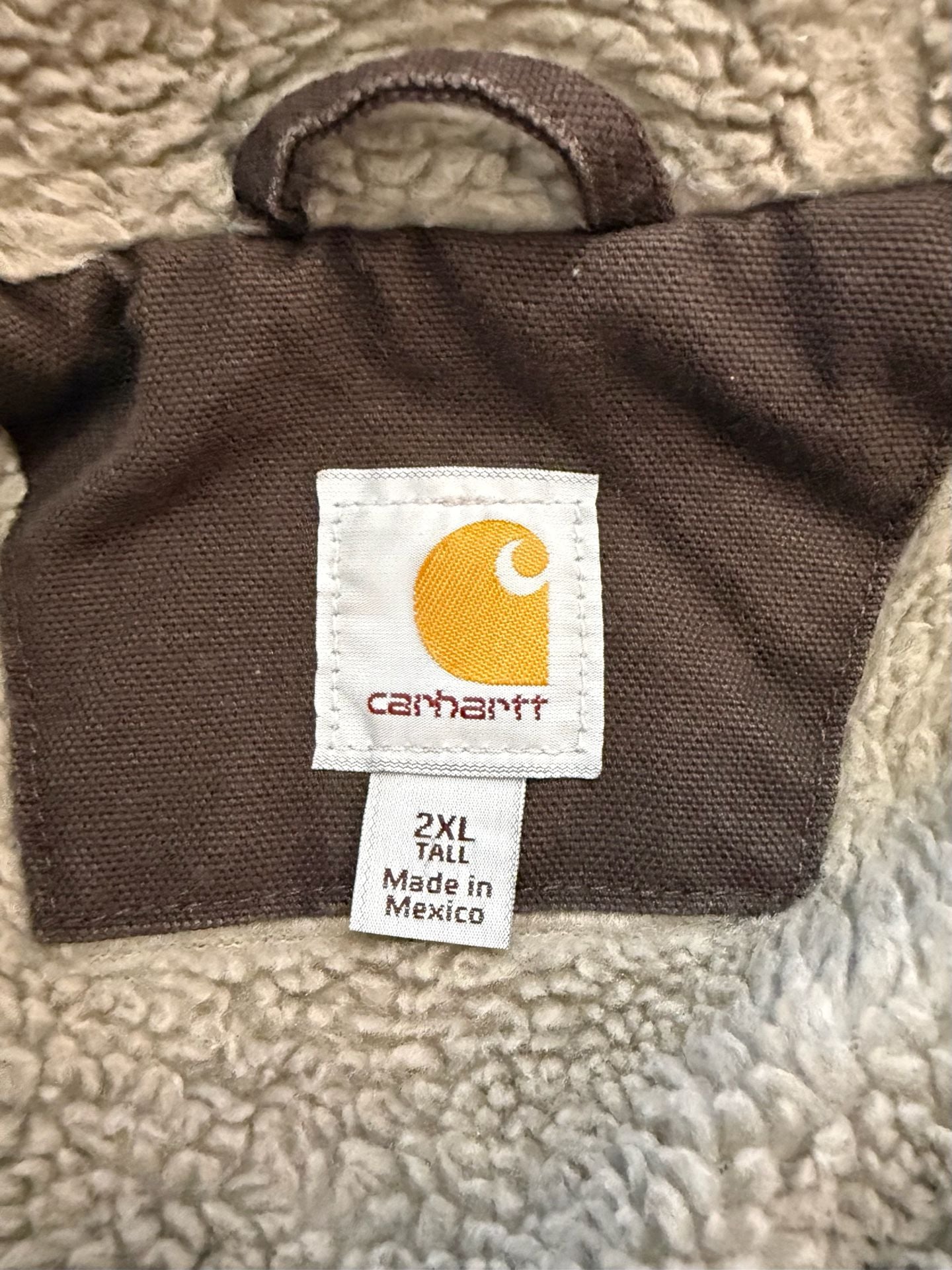 Carhartt Washed Duck Sierra Jacket Size 2XL Tall Dark Brown 5