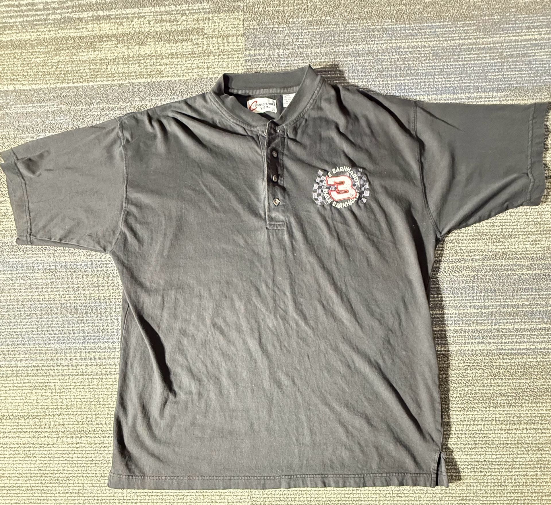 Competitors View Dale Earnhardt Sr #3 Polo Shirt Size XL Black 2