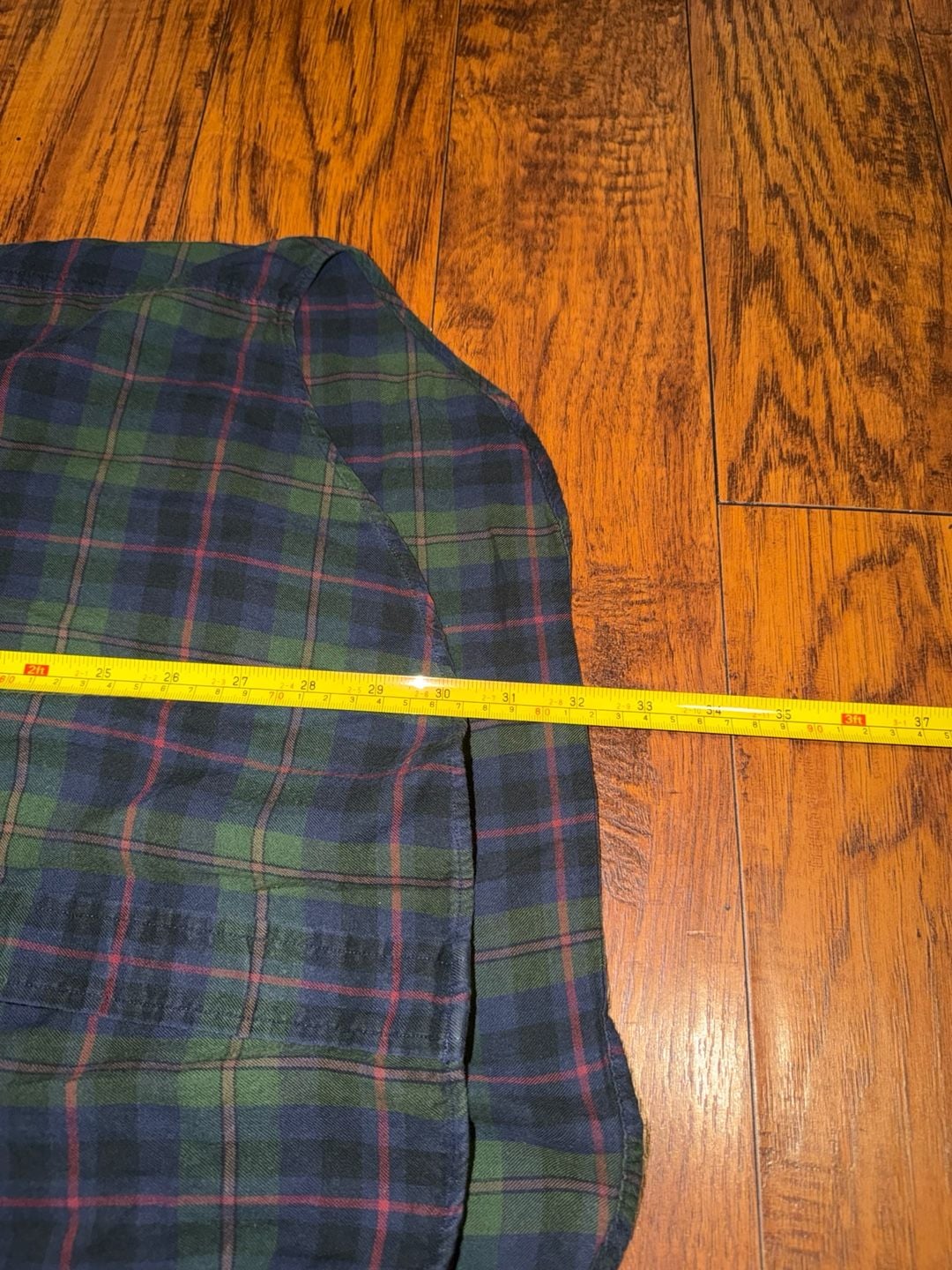Ralph Lauren Plaid Button Down Shirt Green Blue Blackwatch 6