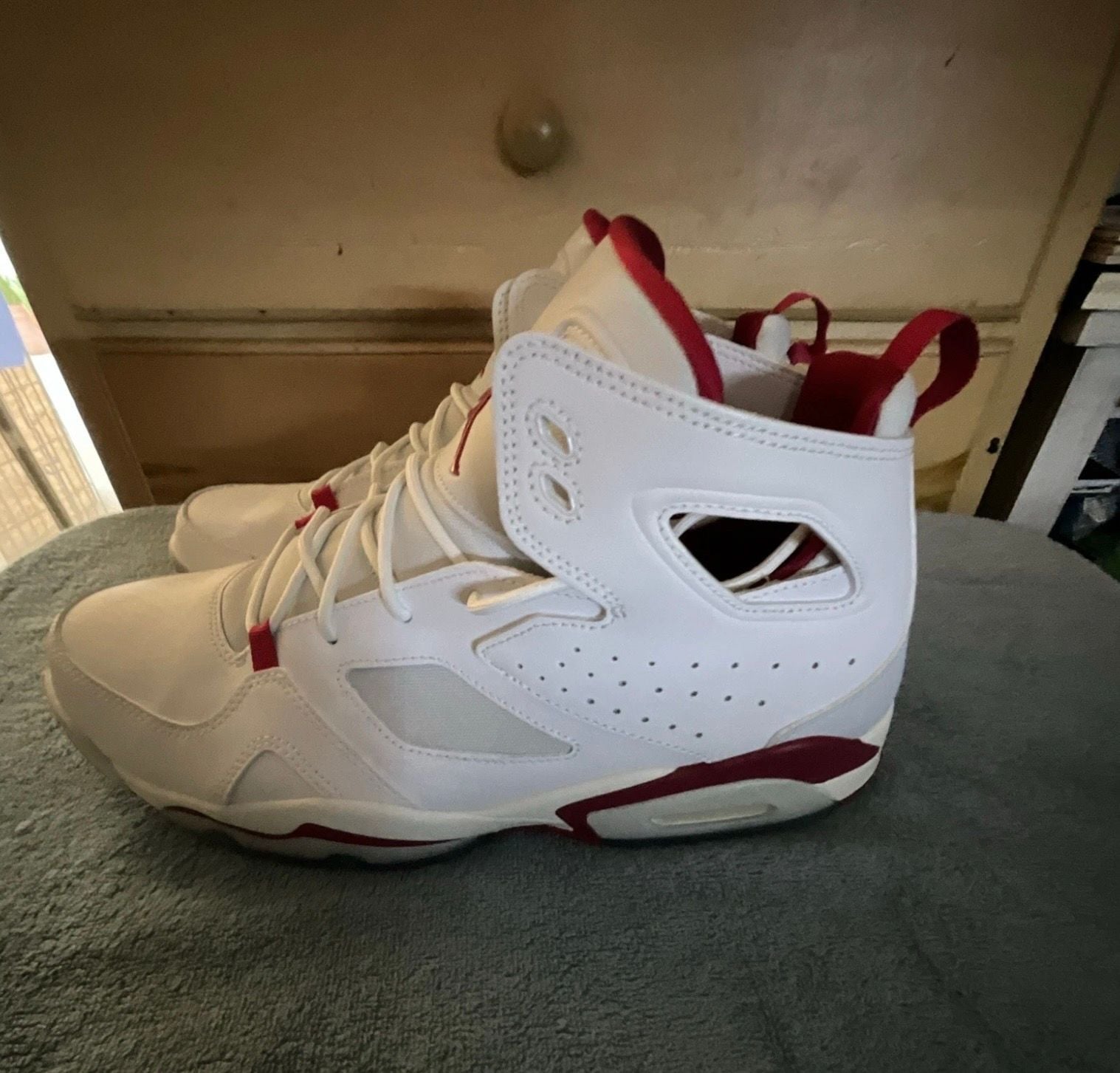 Jordan Flight Club 91 Size 12 White Mystic Hibiscus DC7329-102 6