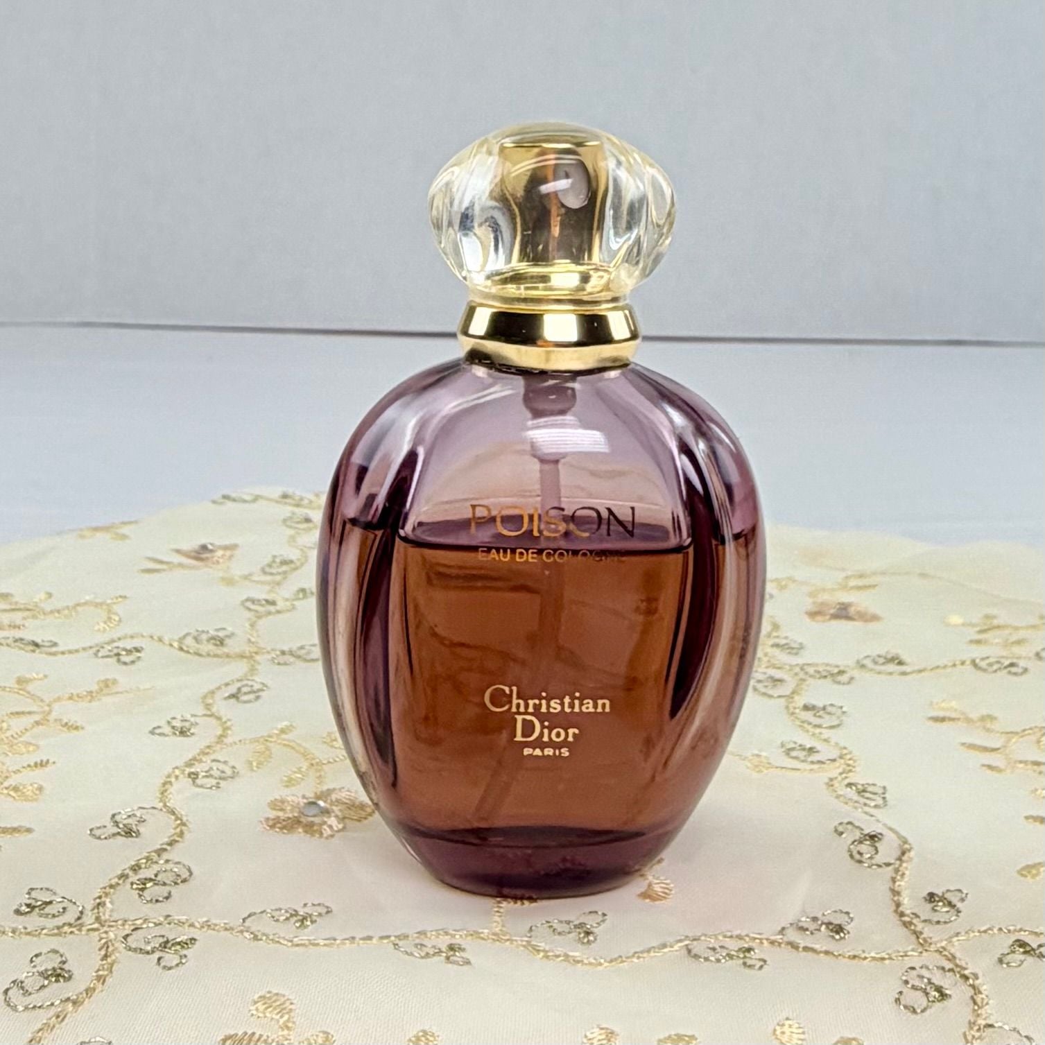 Vintage Christian Dior Poison Eau De Cologne 1.7 Fl Oz  10