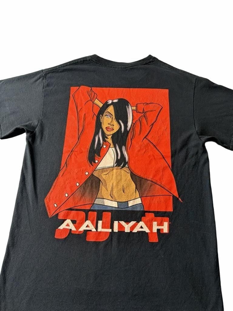 Aaliyah T-Shirt Ripple Junction Cartoon Style Sz Large 7