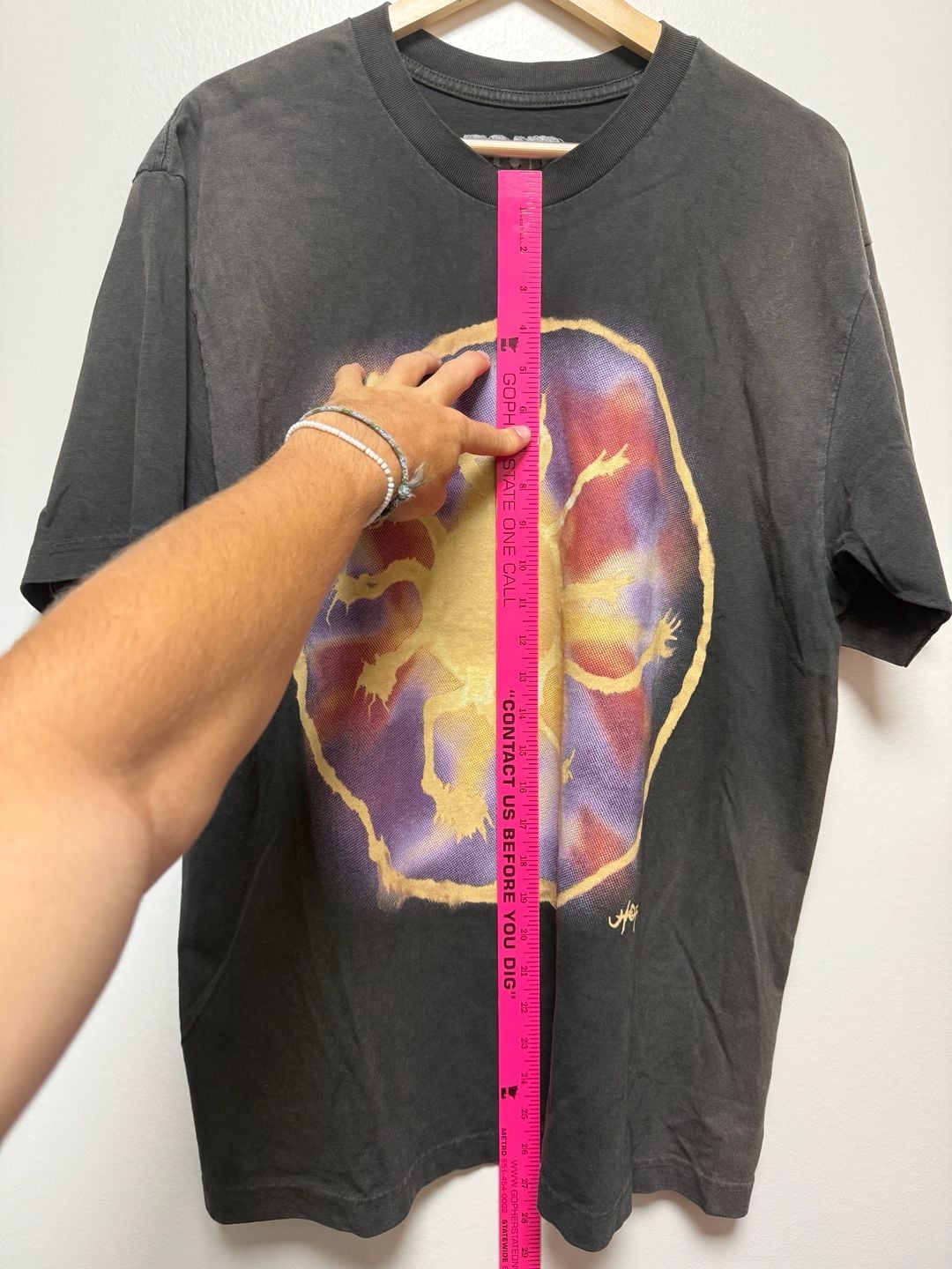 Travis Scott Utopia Tour Columbus T-Shirt Size L I Saw With My Eyes 7