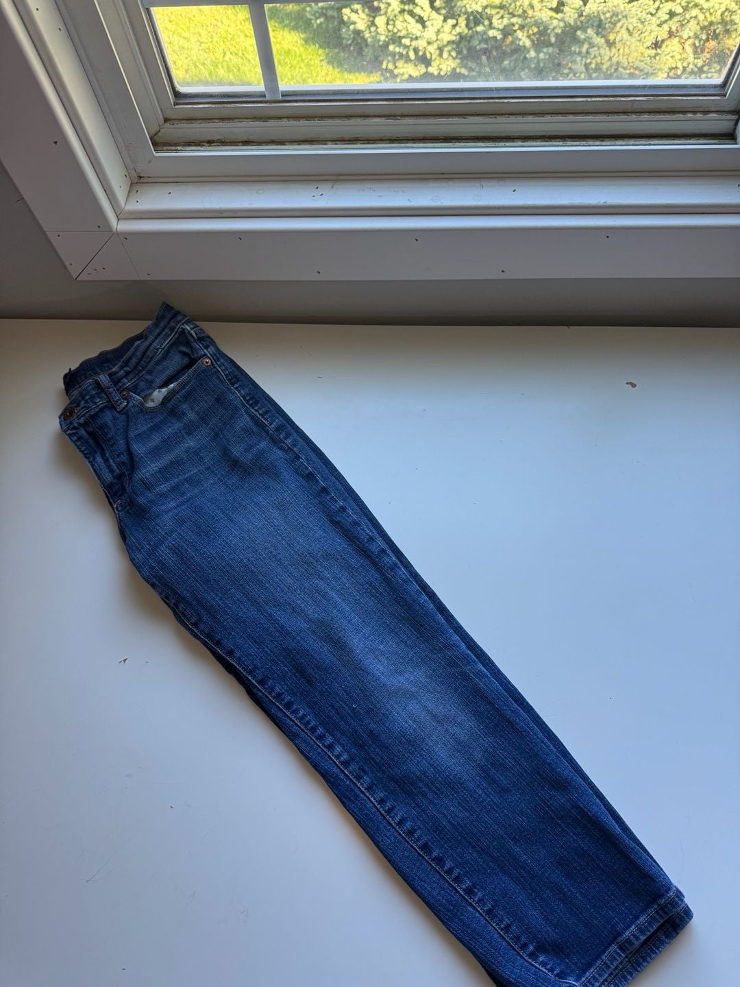 Lucky Brand Sweet Crop Jeans Size 10/30 Blue 3