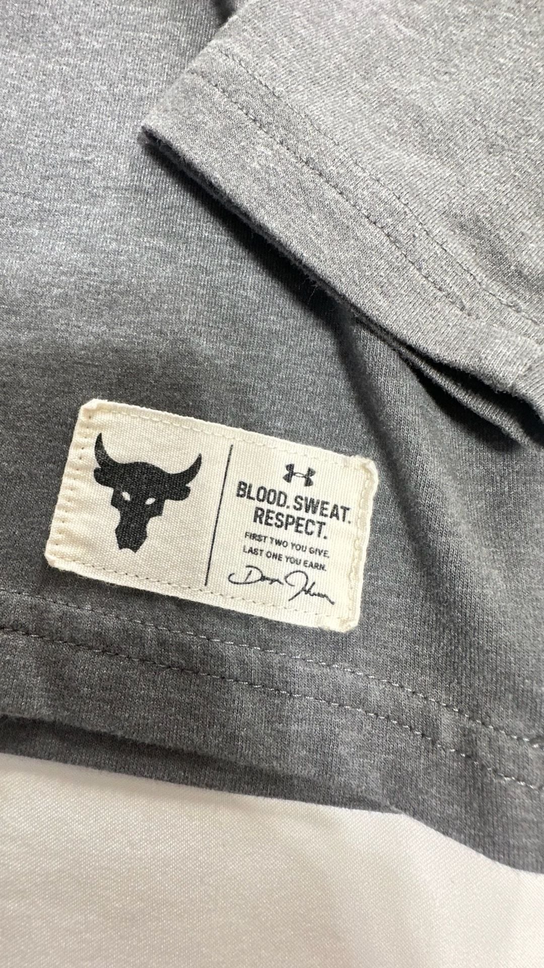 Under Armour Project Rock Long Sleeve Shirt YSM Gray 4