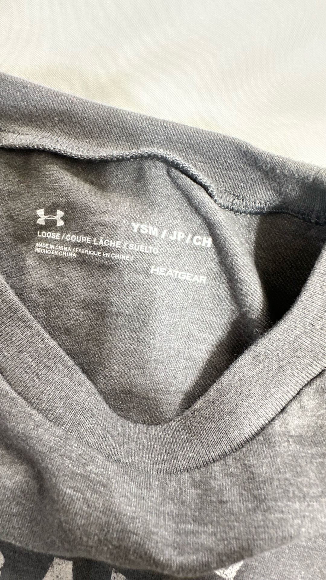 Under Armour Project Rock Long Sleeve Shirt YSM Gray 5