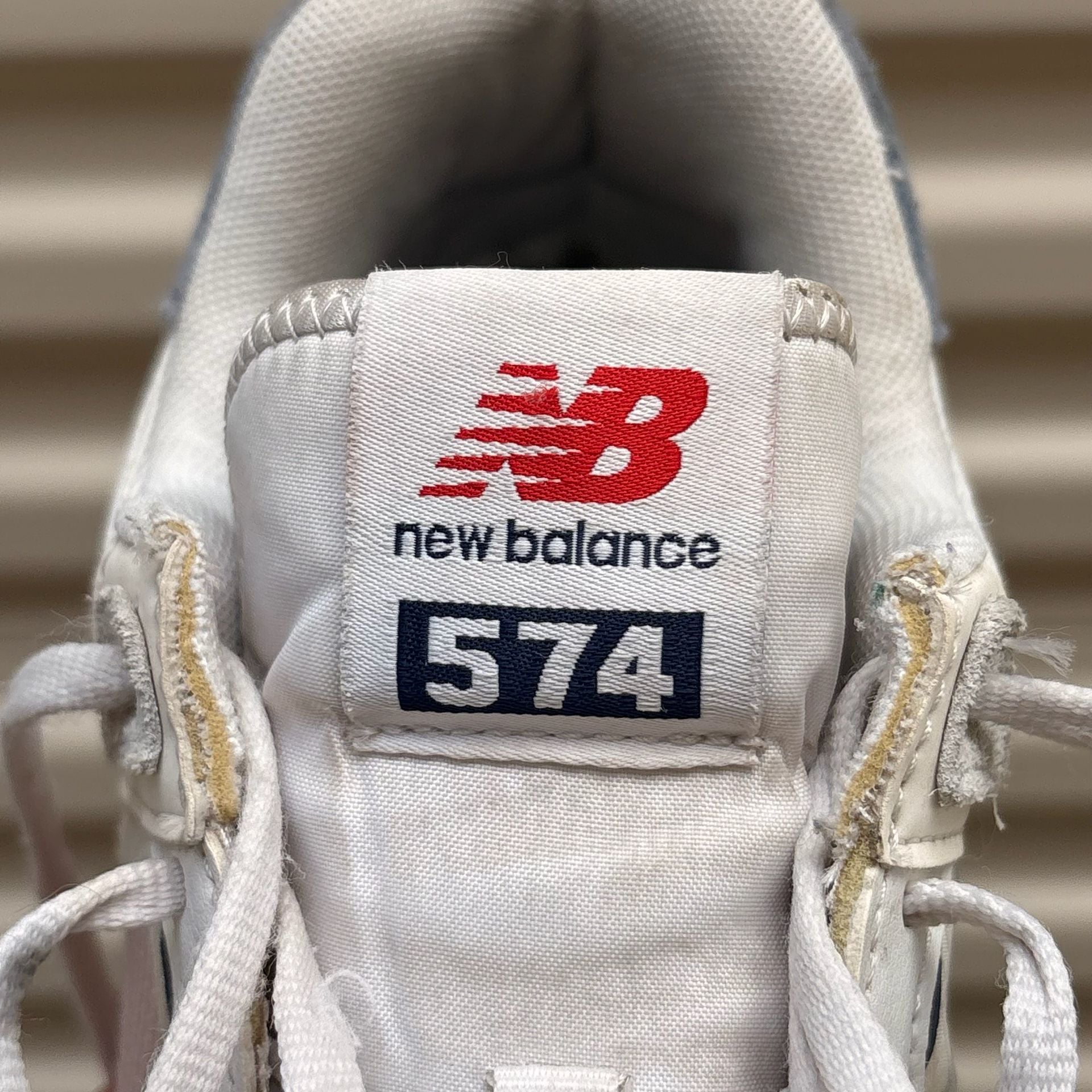 New Balance 574 Reimagined White Natural Indigo 10