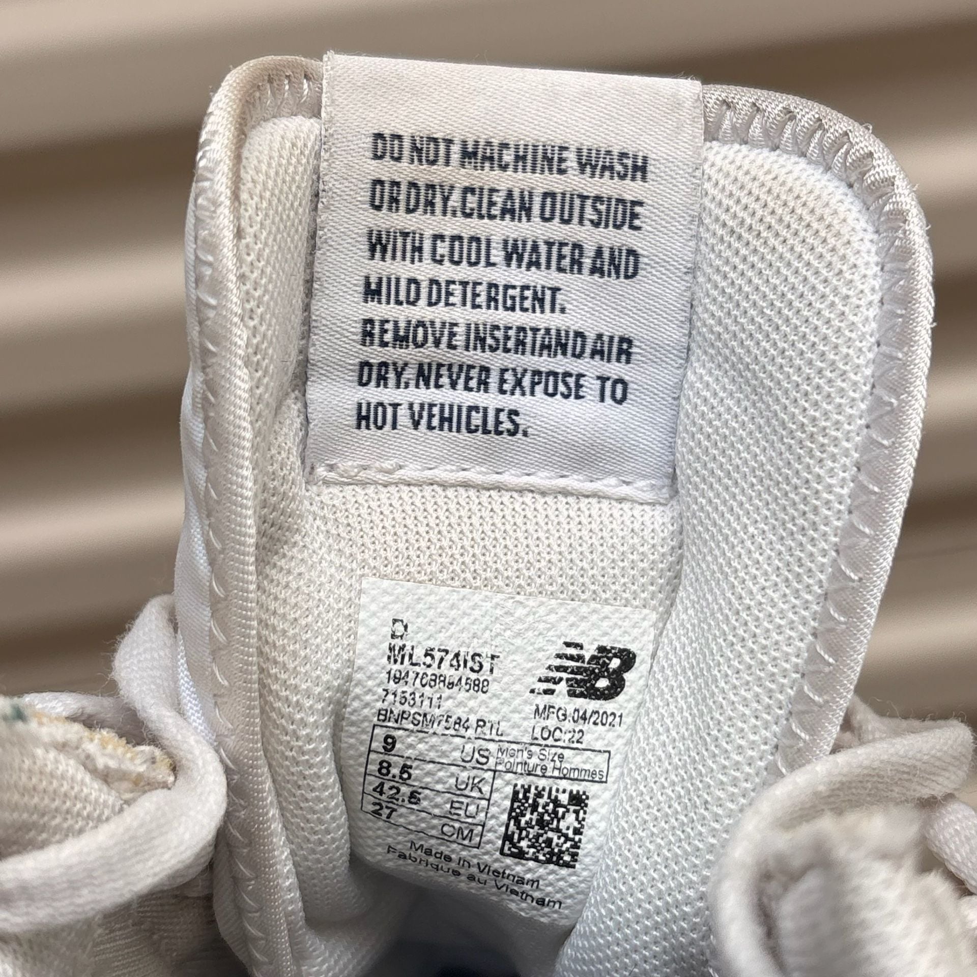 New Balance 574 Reimagined White Natural Indigo 11