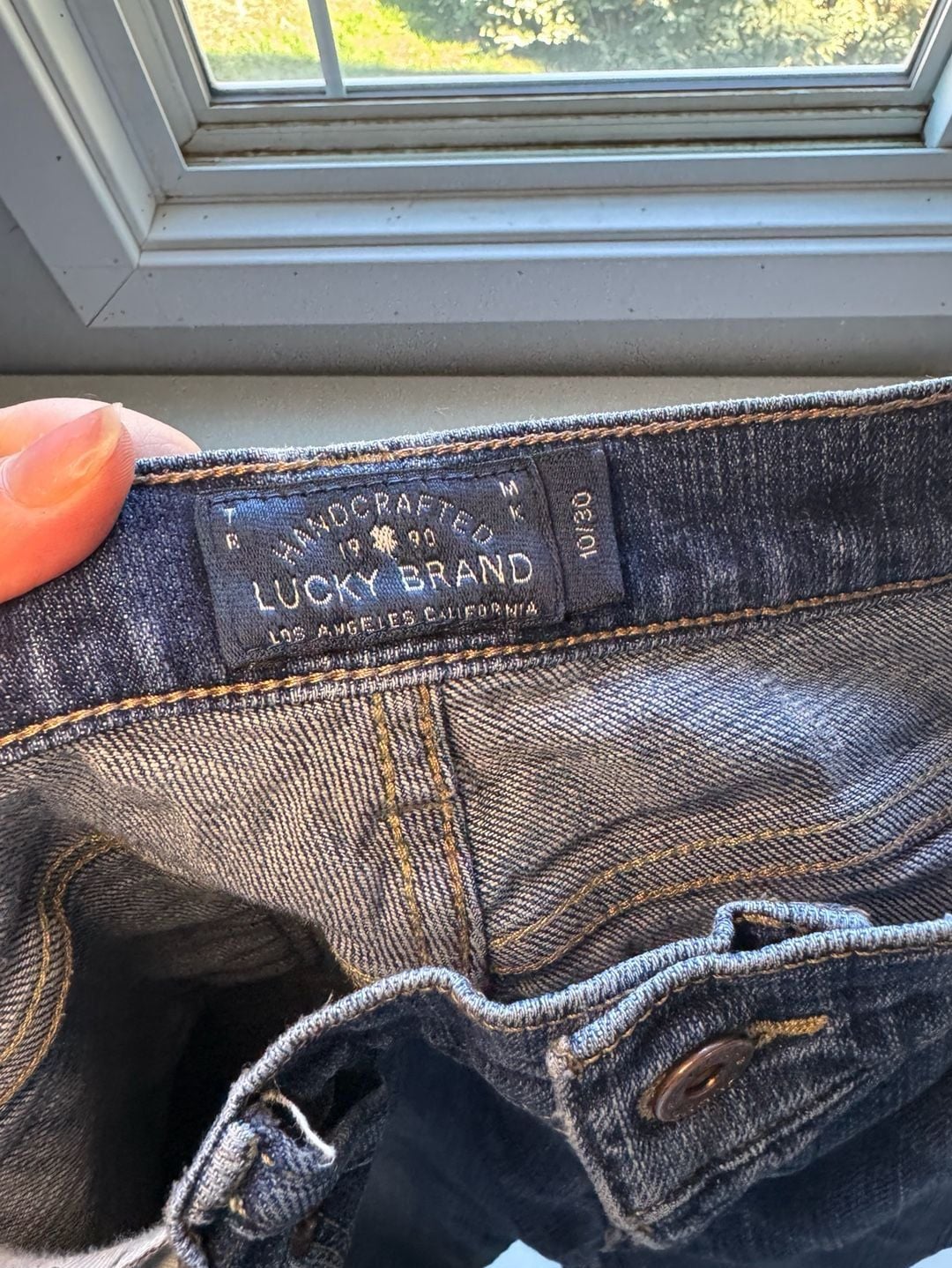 Lucky Brand Sweet Crop Jeans Size 10/30 Blue 2