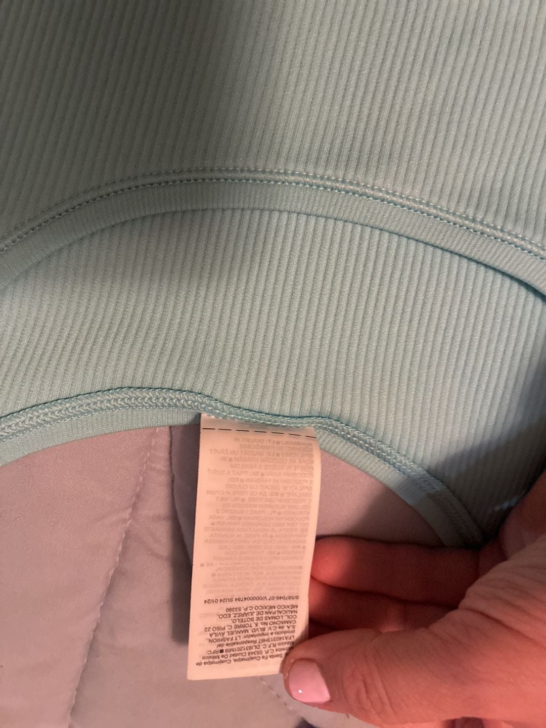 Athleta Girl Seamless Top Size XXL/16 Blue & Pink 2-Pack NWOT A816 5
