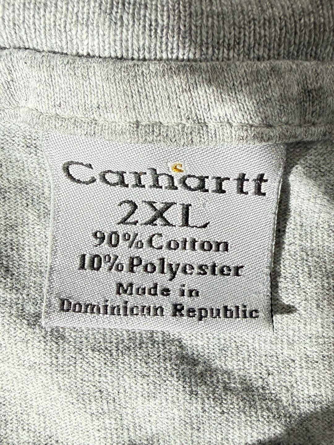 Carhartt Henley Pocket T-Shirt Size 2XL Gray 4