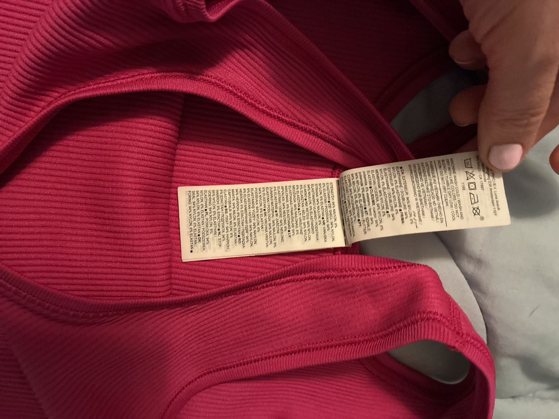 Athleta Girl Seamless Top Size XXL/16 Blue & Pink 2-Pack NWOT A816 10