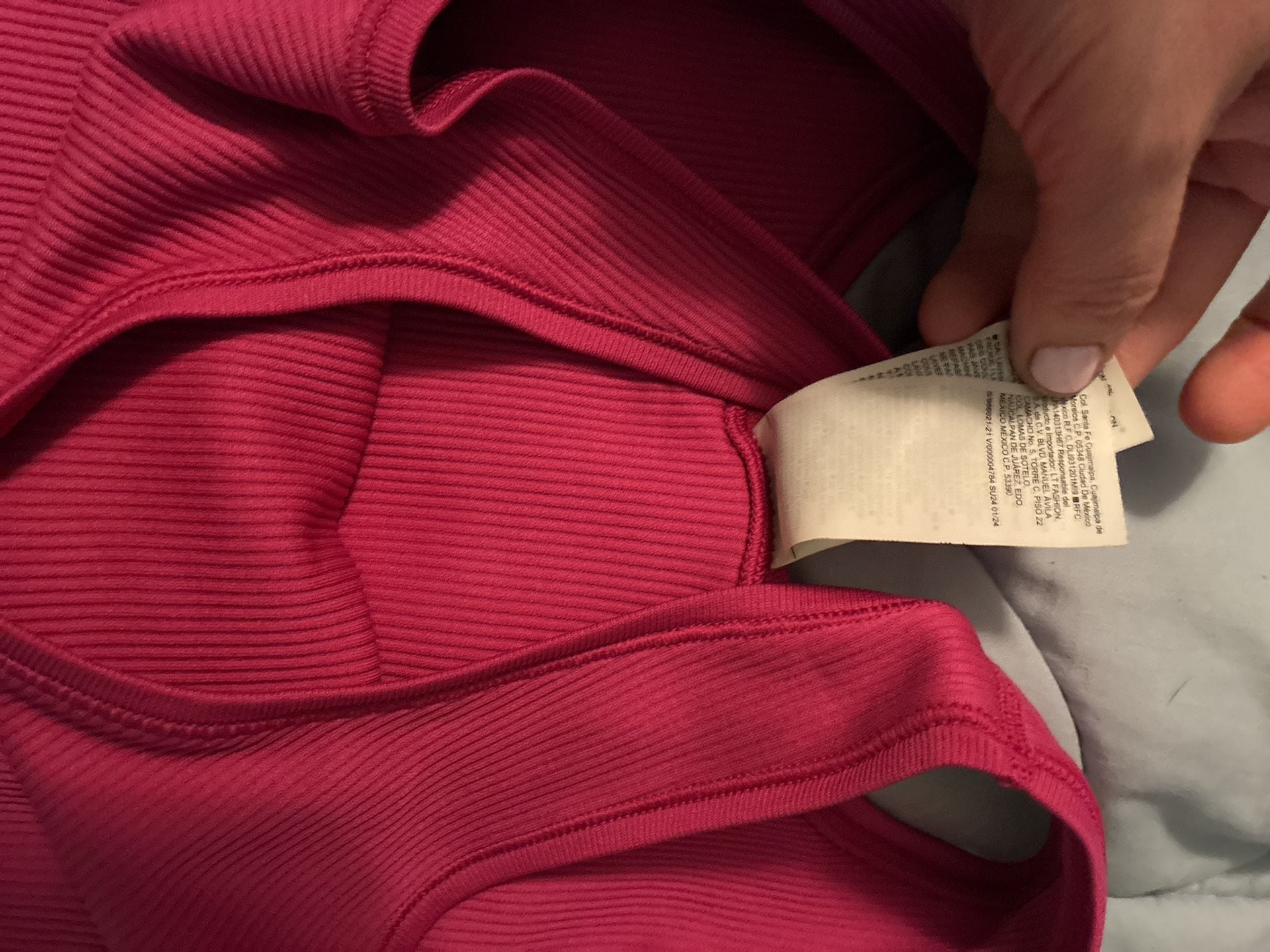 Athleta Girl Seamless Top Size XXL/16 Blue & Pink 2-Pack NWOT A816 12