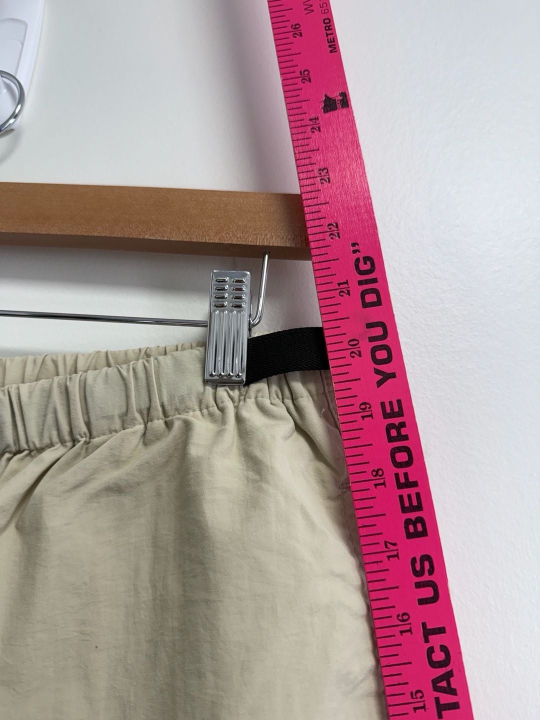 Patagonia Cargo Shorts Size M Beige Belted Hiking Outdoor 7