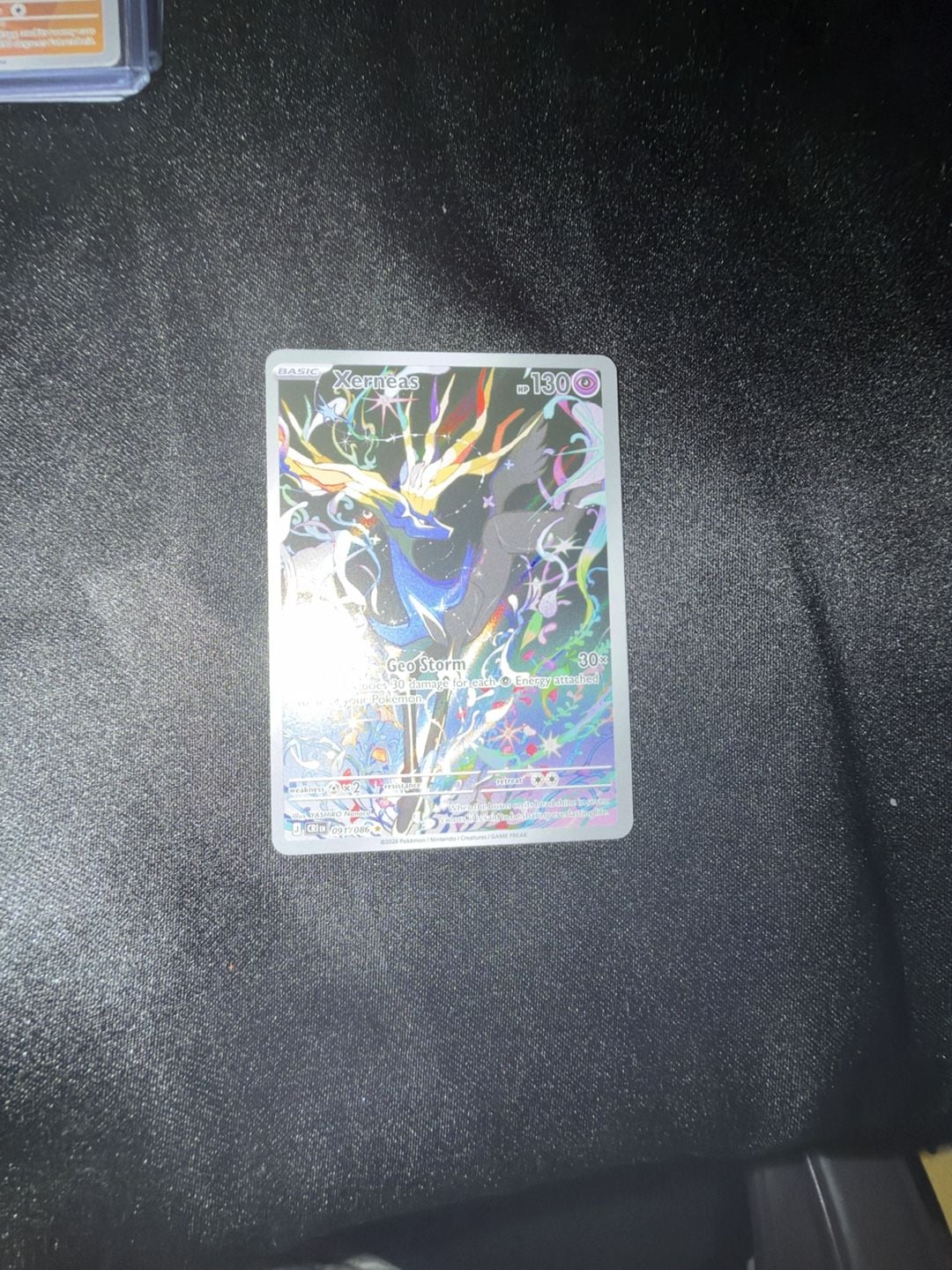 Pokemon Xerneas Illustration Rare 091/086 Chaos Rising TCG Card 1