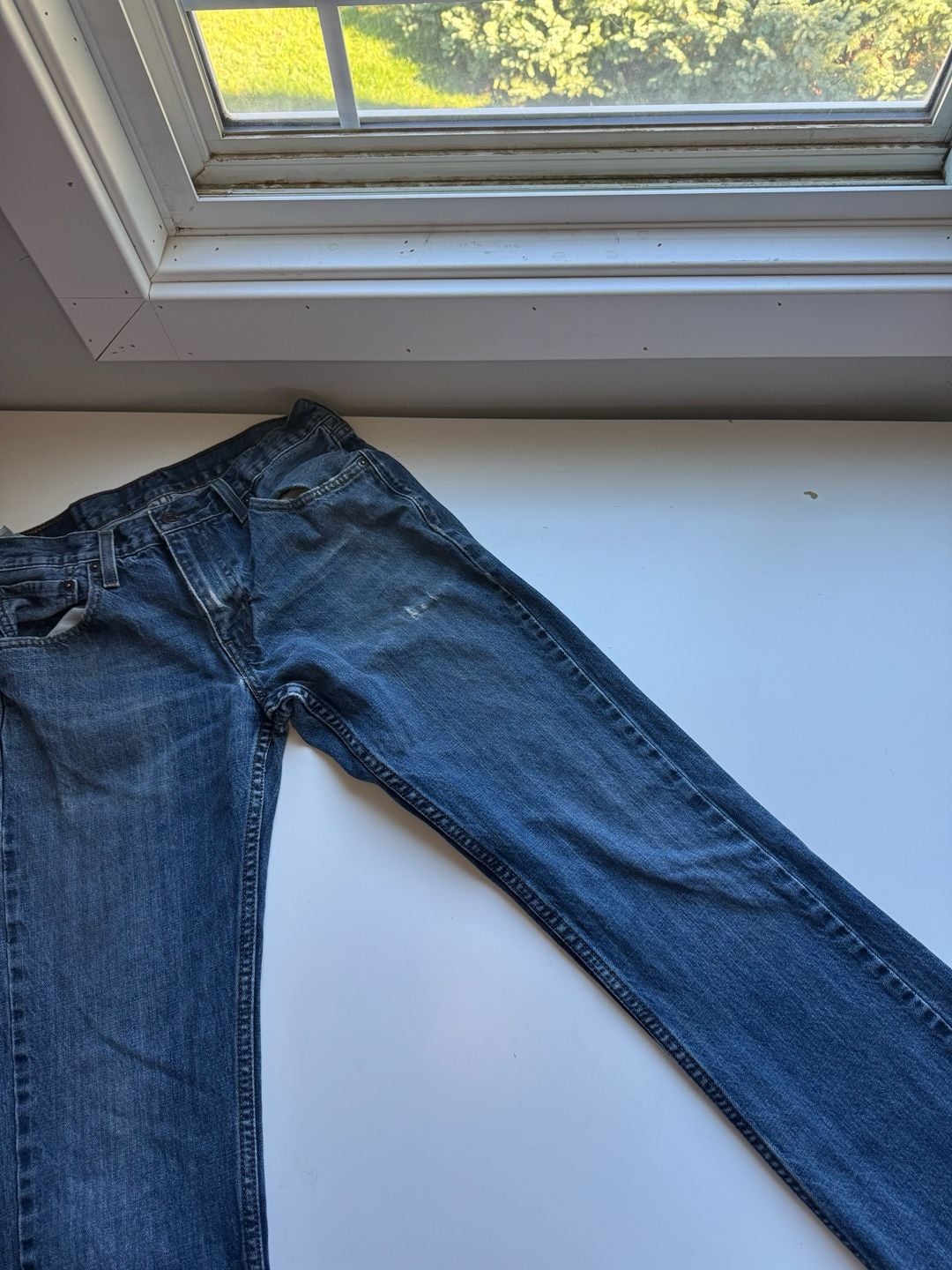 Levi's 527 Slim Bootcut Jeans W31 L34 Blue Denim 1
