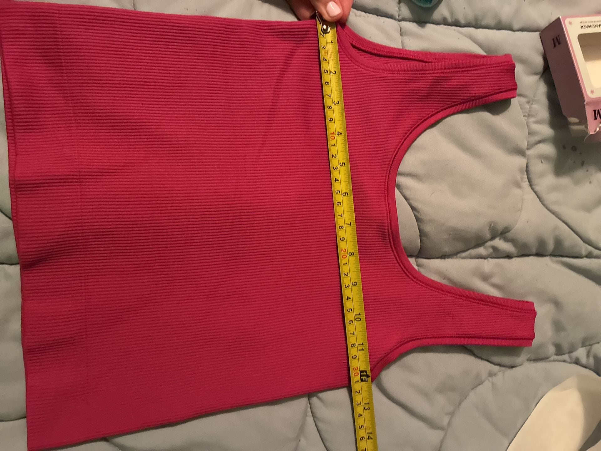Athleta Girl Seamless Top Size XXL/16 Blue & Pink 2-Pack NWOT A816 16