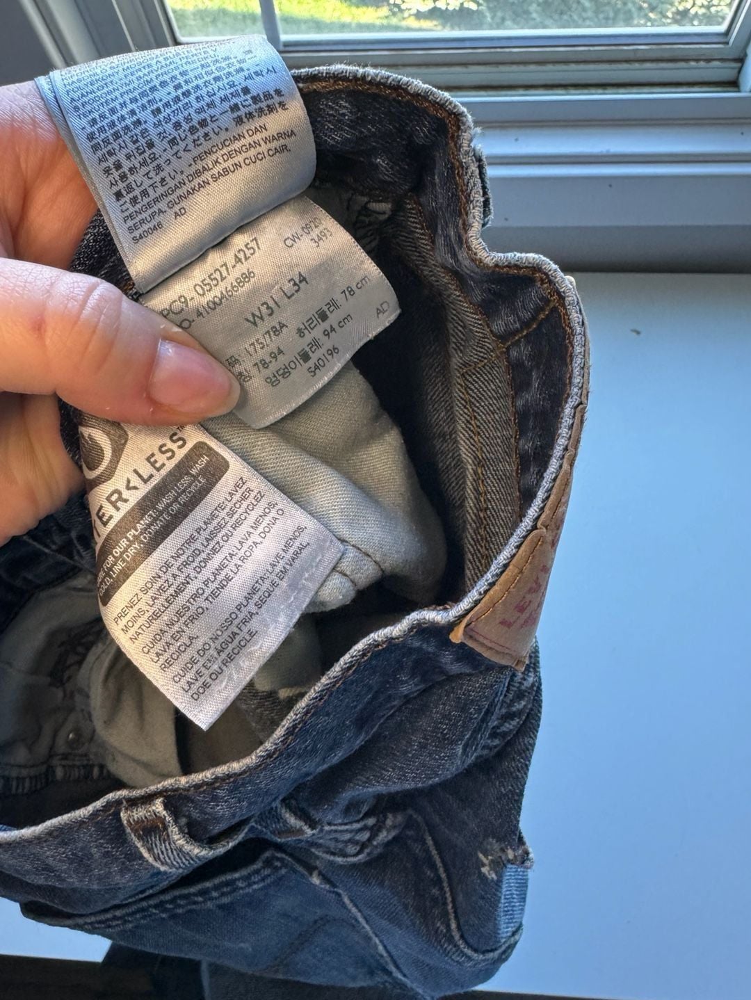 Levi's 527 Slim Bootcut Jeans W31 L34 Blue Denim 2