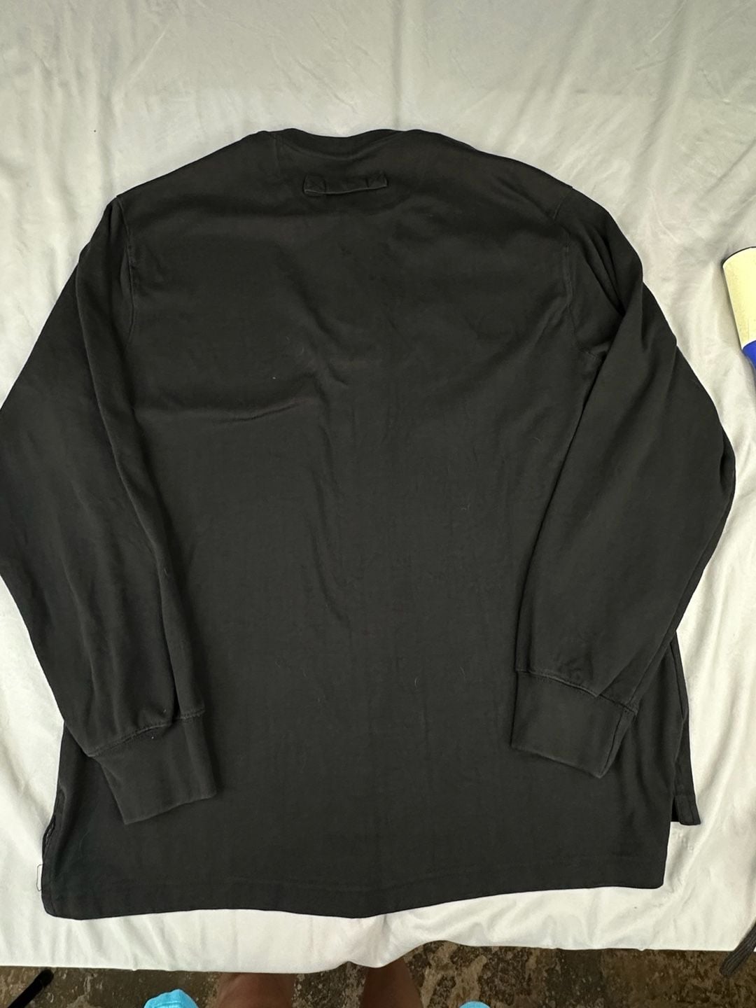 Stanley Henley Long Sleeve Size XL Black Cotton Workwear Top Shirt 7