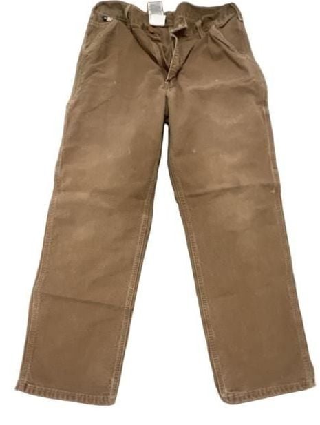 Carhartt FR Work Pants Size 31x30 Brown Flame Resistant 2