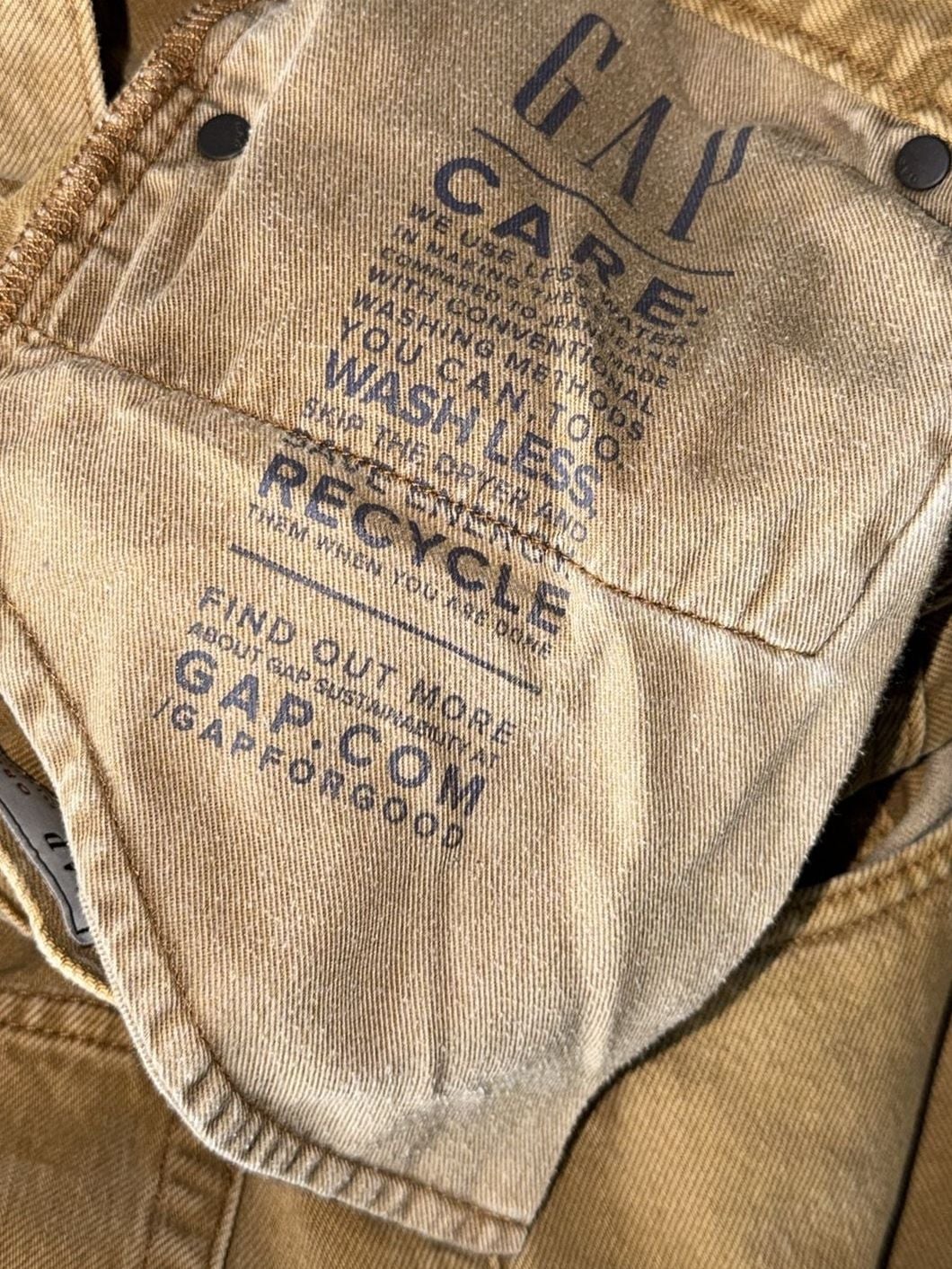 Gap Original Jeans Size 30x34 Brown Denim 8