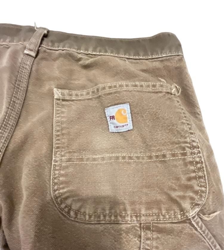 Carhartt FR Work Pants Size 31x30 Brown Flame Resistant 5