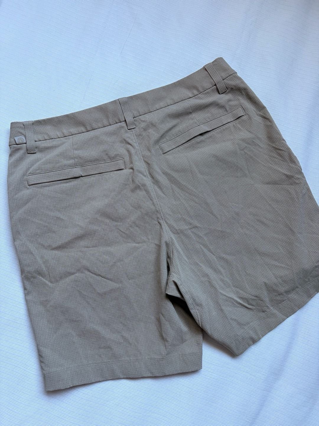 Lululemon Commission Short Size 31 Tan Grid Weave 4