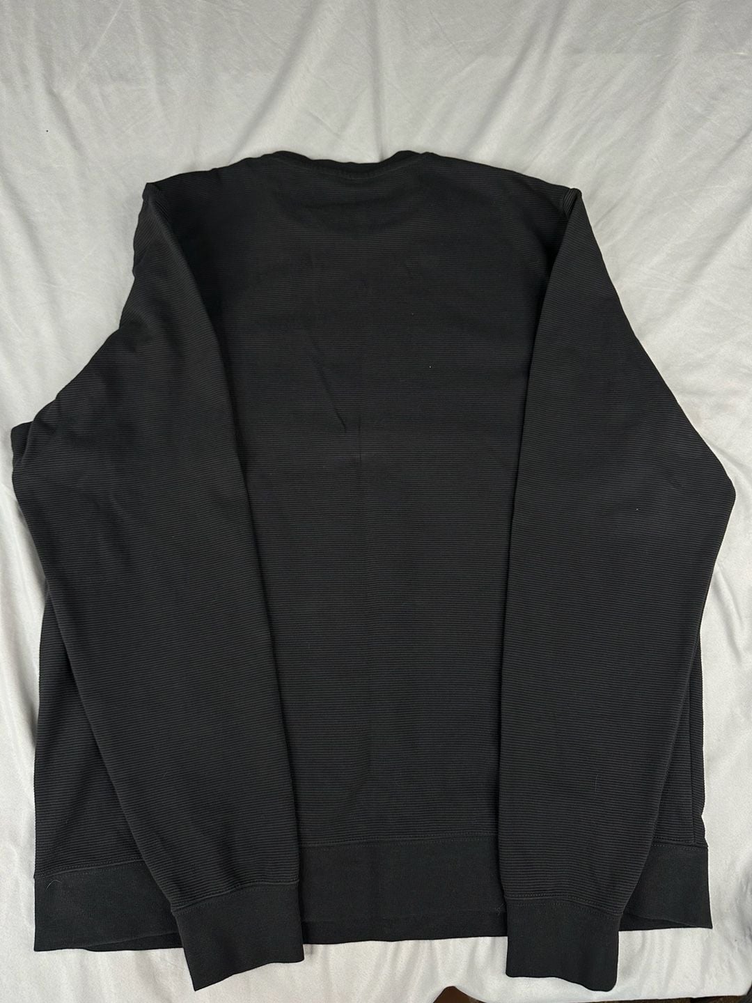 Puma Textured Crewneck Sweatshirt Size XL Black Long Sleeve Pullover 7