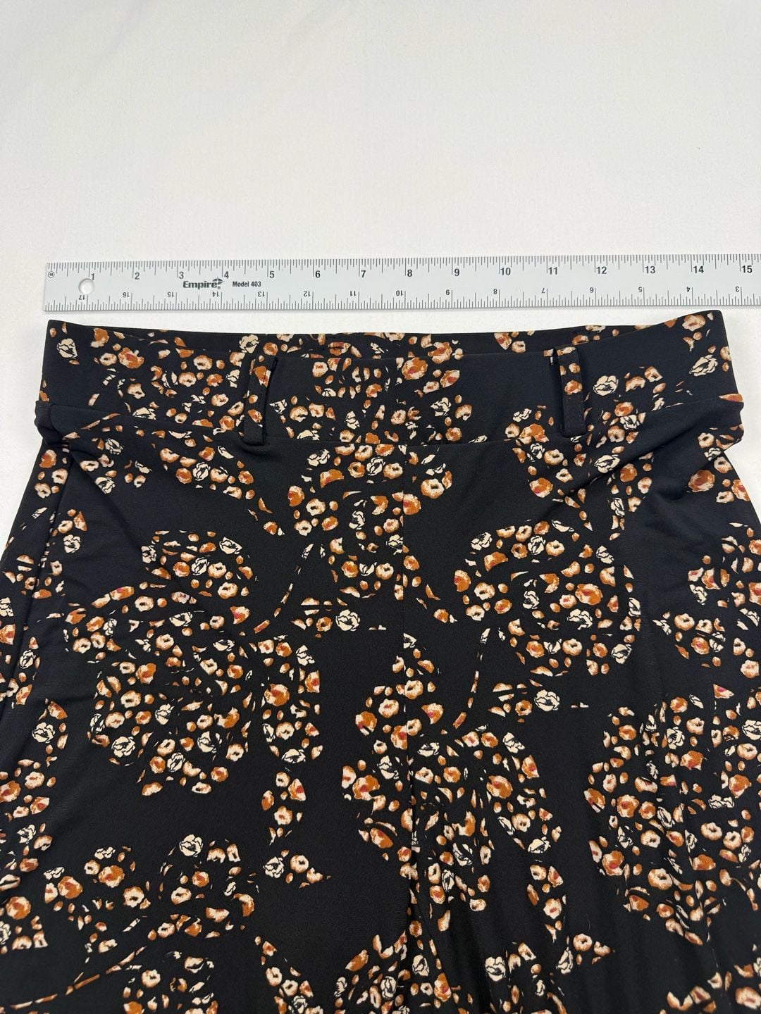 White House Black Market The Wide Leg Size XS Floral Pants 4