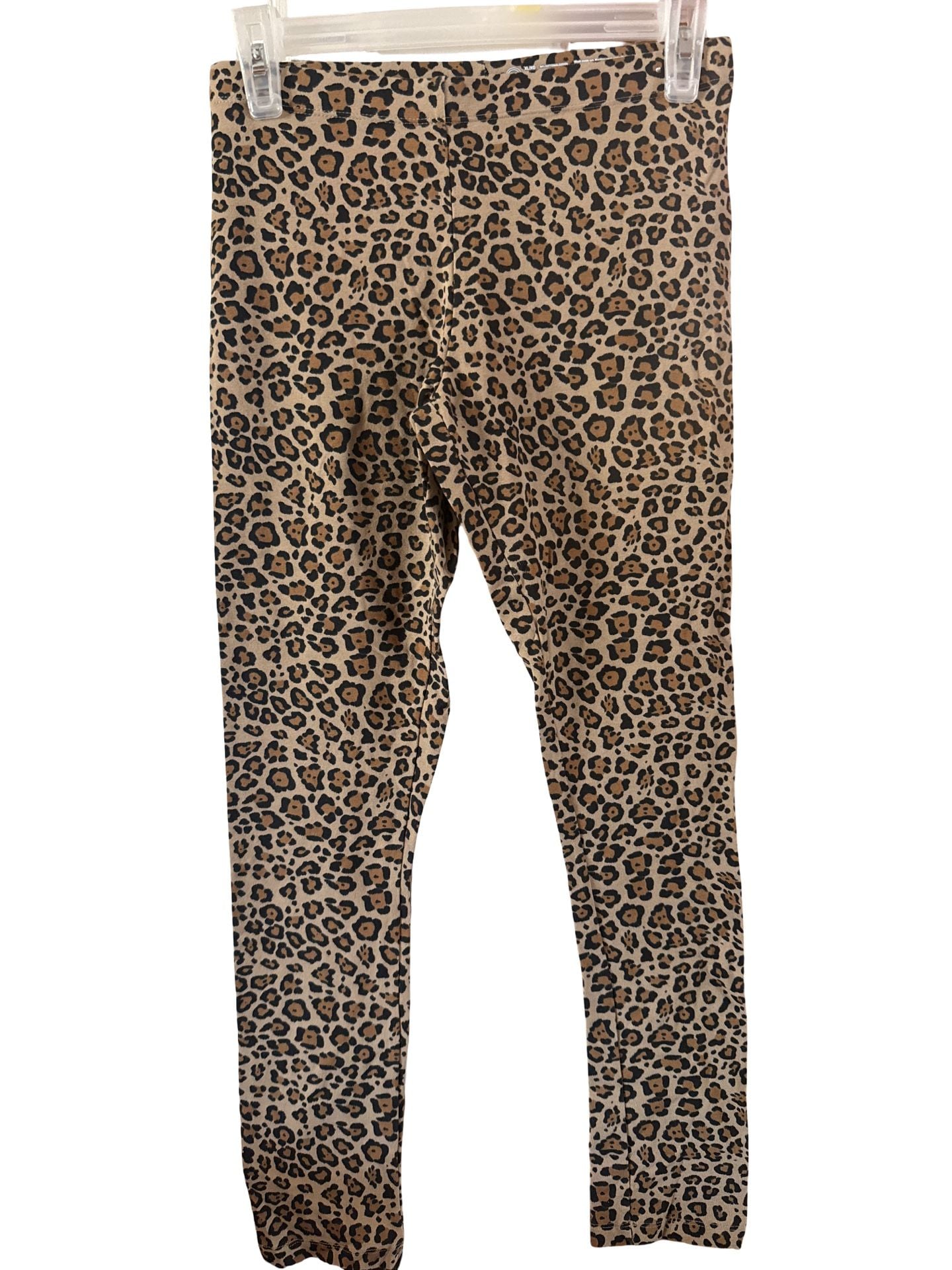 Wonder Nation Leggings Size XL (14-16) Leopard Cheetah Print Cotton 3