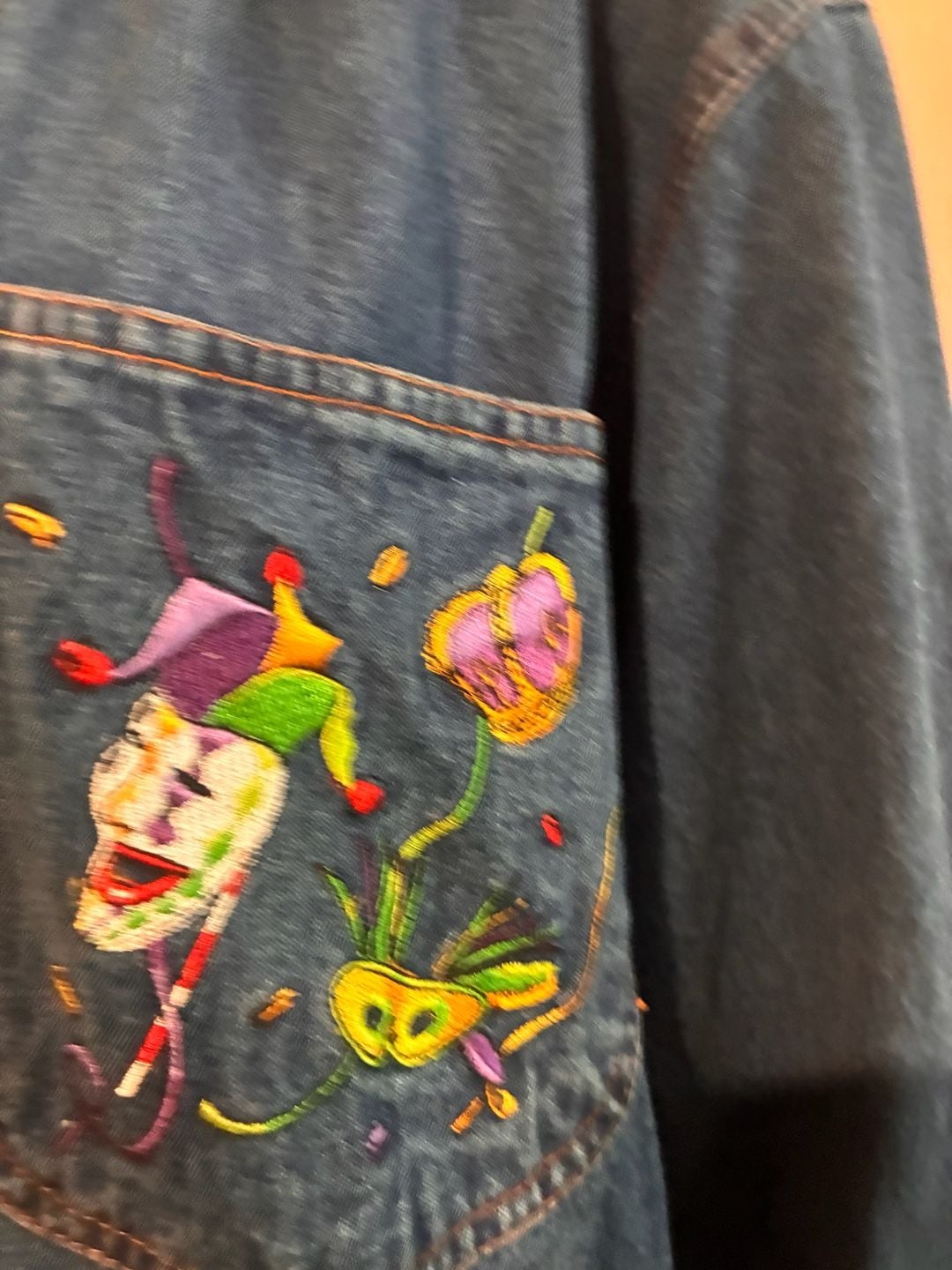 Vintage Casey Coleman Embroidered Mardi Gras 7