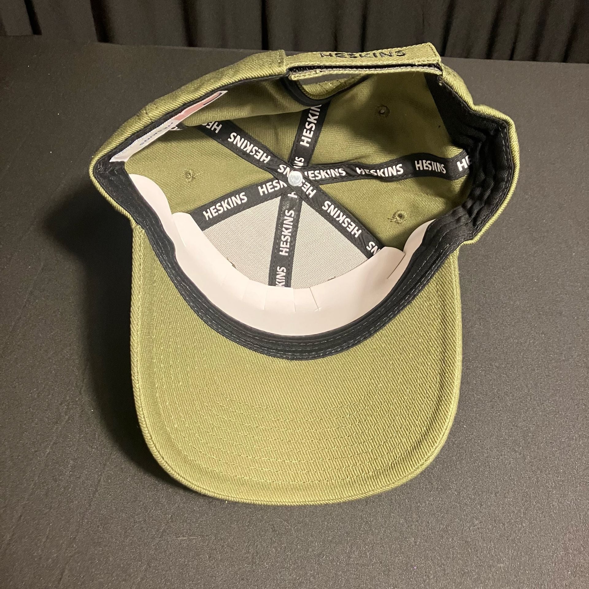 Heskins American Flag Tactical Baseball Cap Olive Green 5