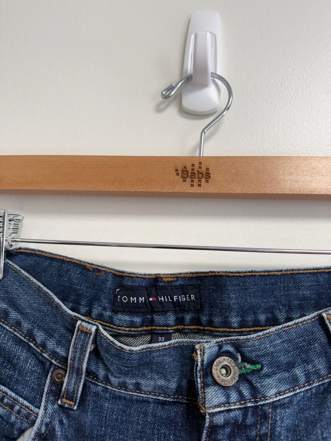 Tommy Hilfiger Denim Carpenter Jorts Size 33 Blue 5
