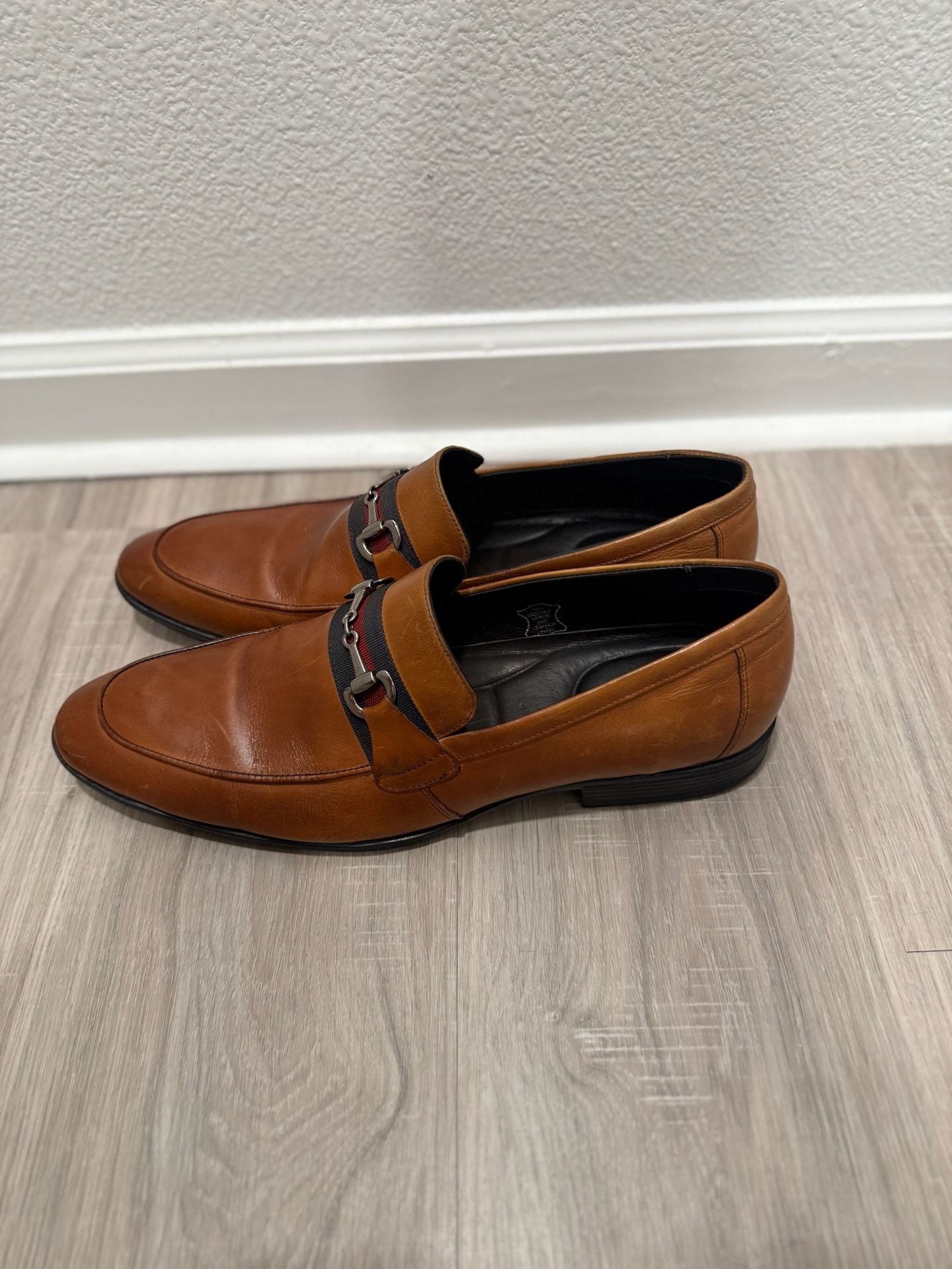 Blanco Garcia Leather Bit Loafers Tan Dress Shoes Handmade Men’s 13 3