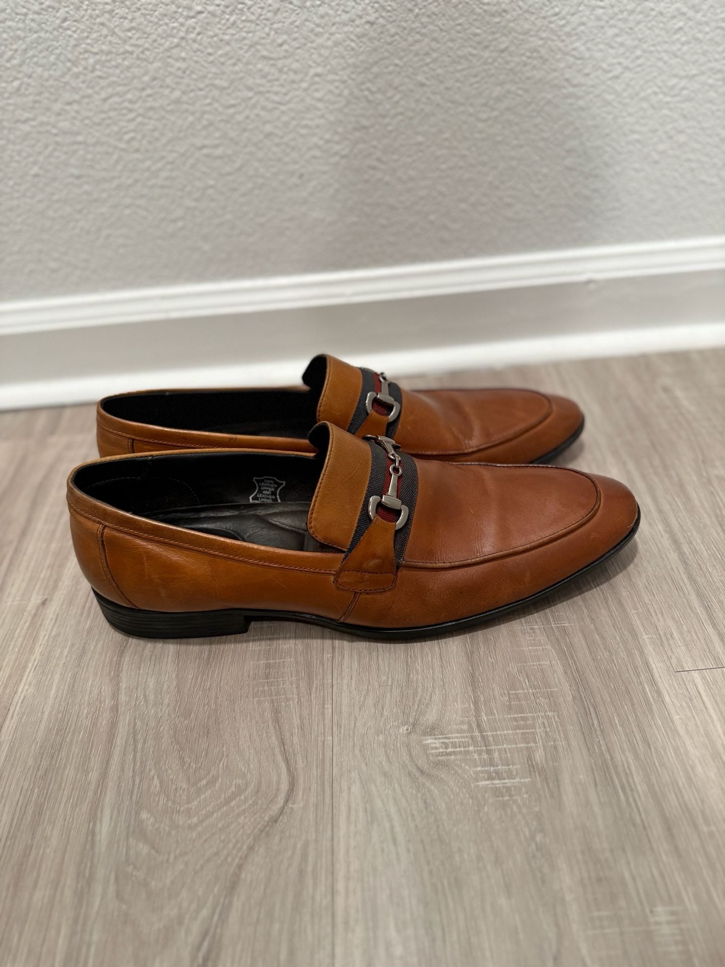 Blanco Garcia Leather Bit Loafers Tan Dress Shoes Handmade Men’s 13 4