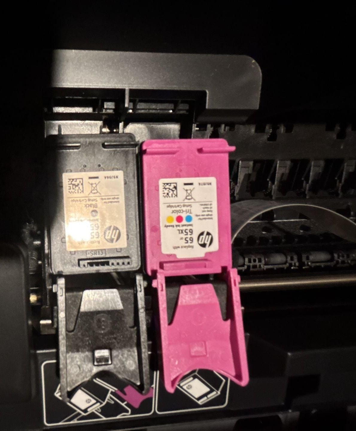 HP Envy 5014 All-in-One Wireless Color Inkjet Printer Black. Needs ink and power cord. 5