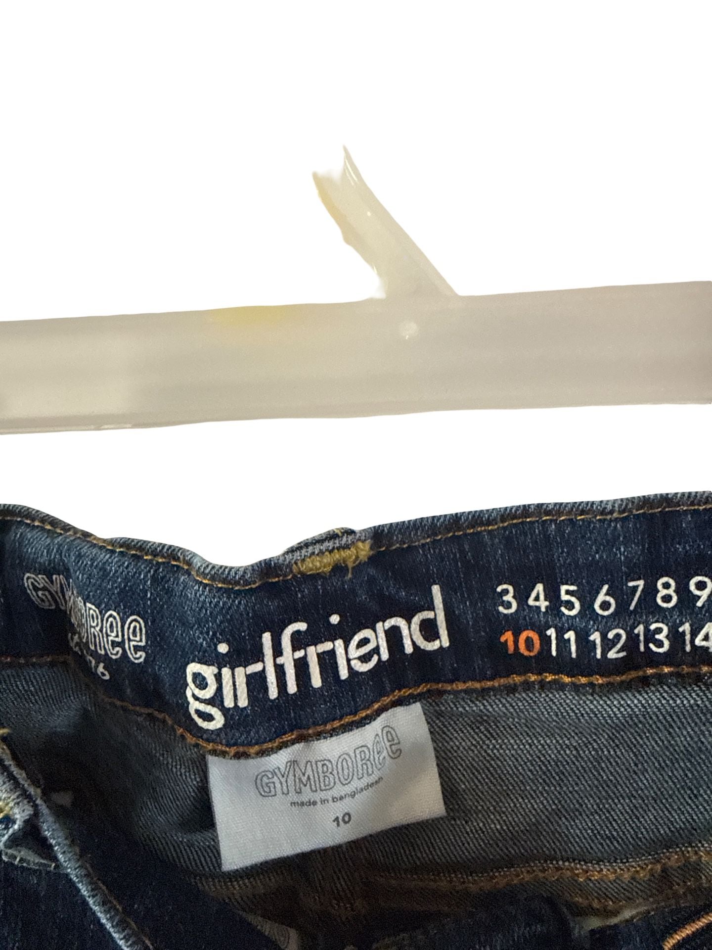 Gymboree Girlfriend Jeans Size 10 Dark Wash Denim 2