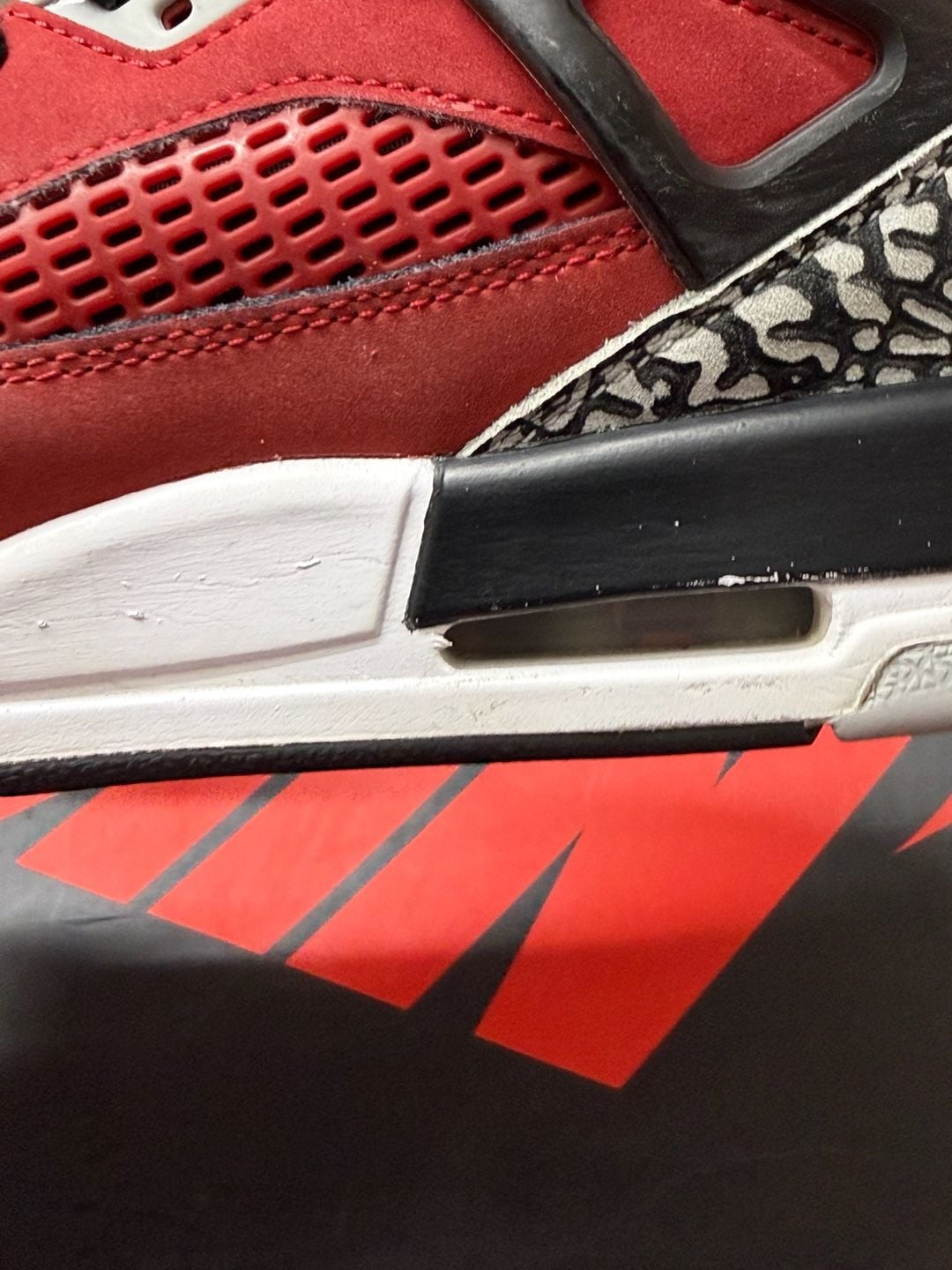 5Y Jordan Spizike Low Toro Gym Red Black Wolf Grey Shoes 10