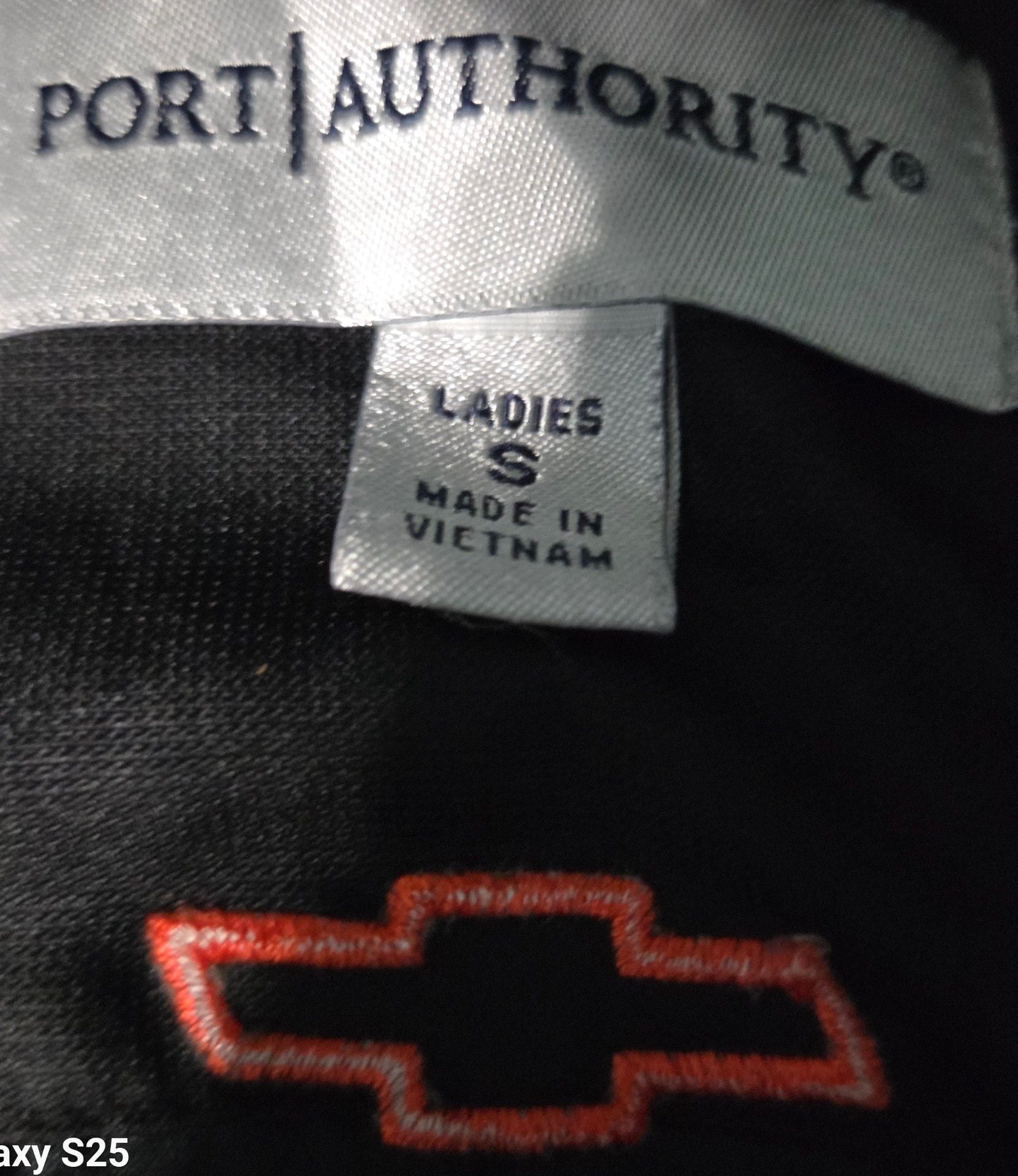 Port Authority Chevrolet Jacket Size S Black Hooded Windbreaker 4