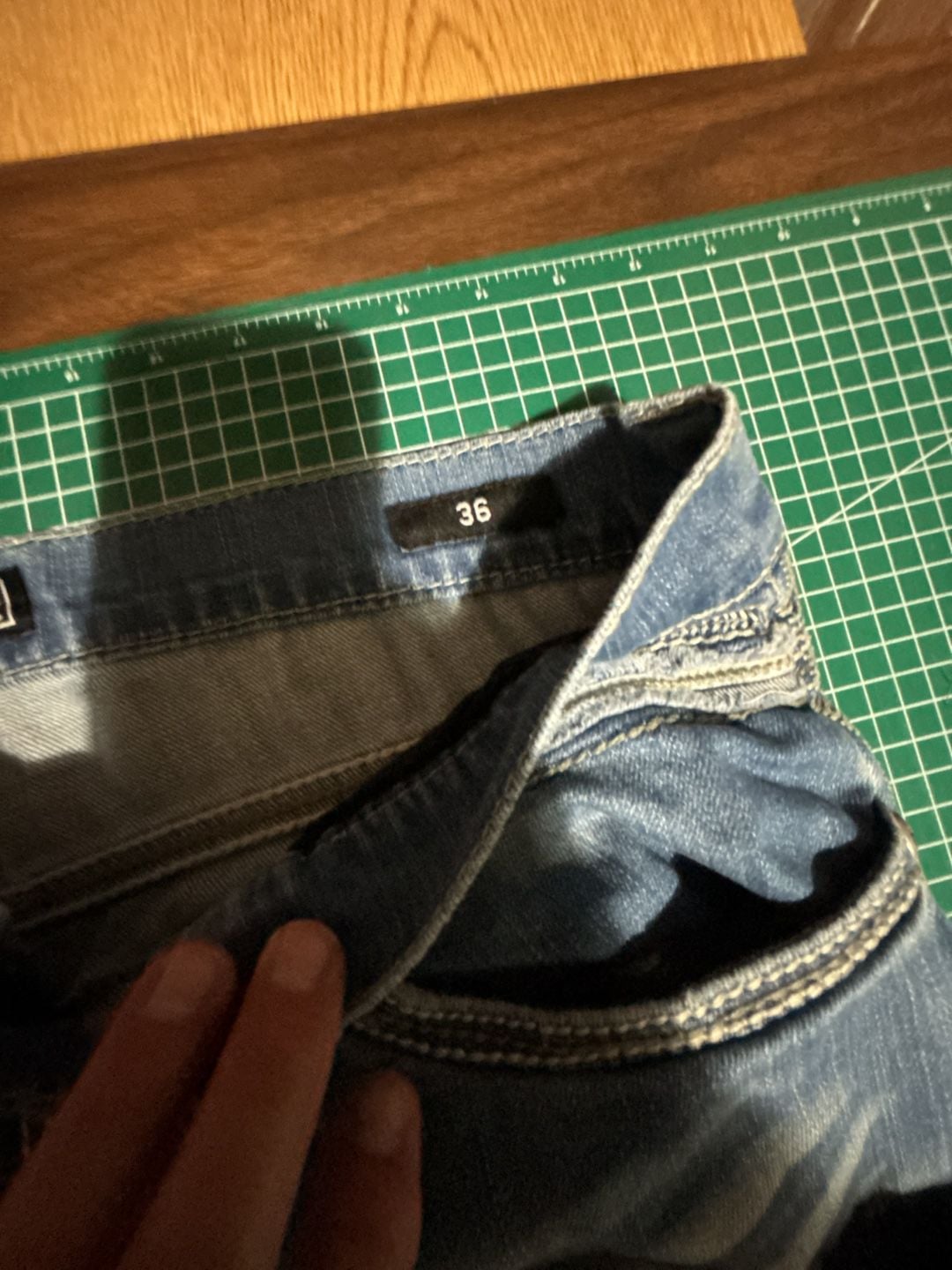 Affliction Gage Jeans Size 36 Blue Distressed Denim Pants 3