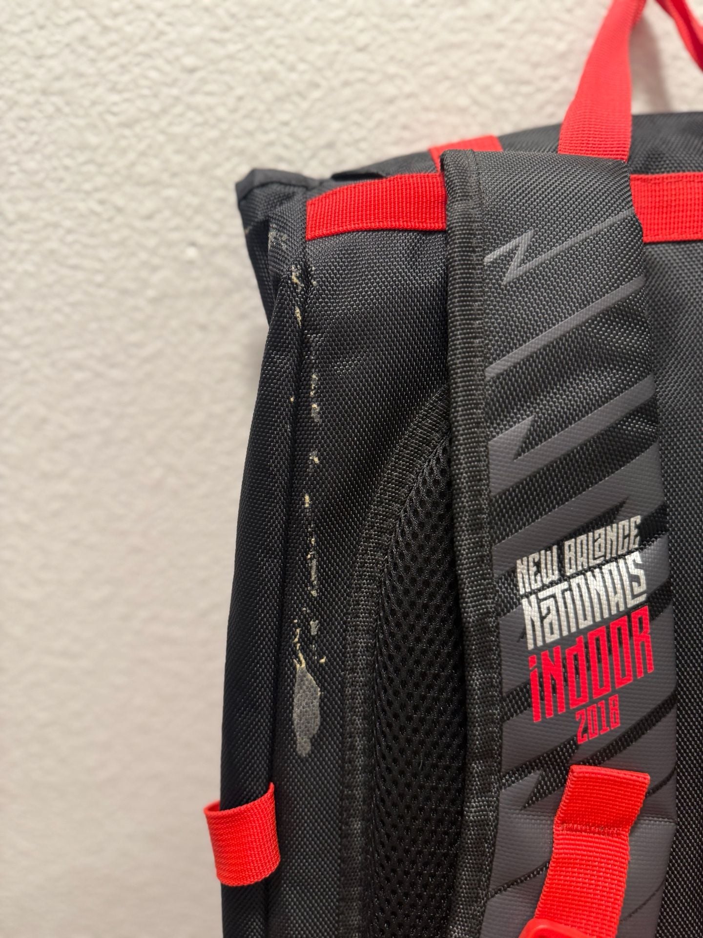 New Balance 2018 Nationals Indoor Backpack Black Red 7