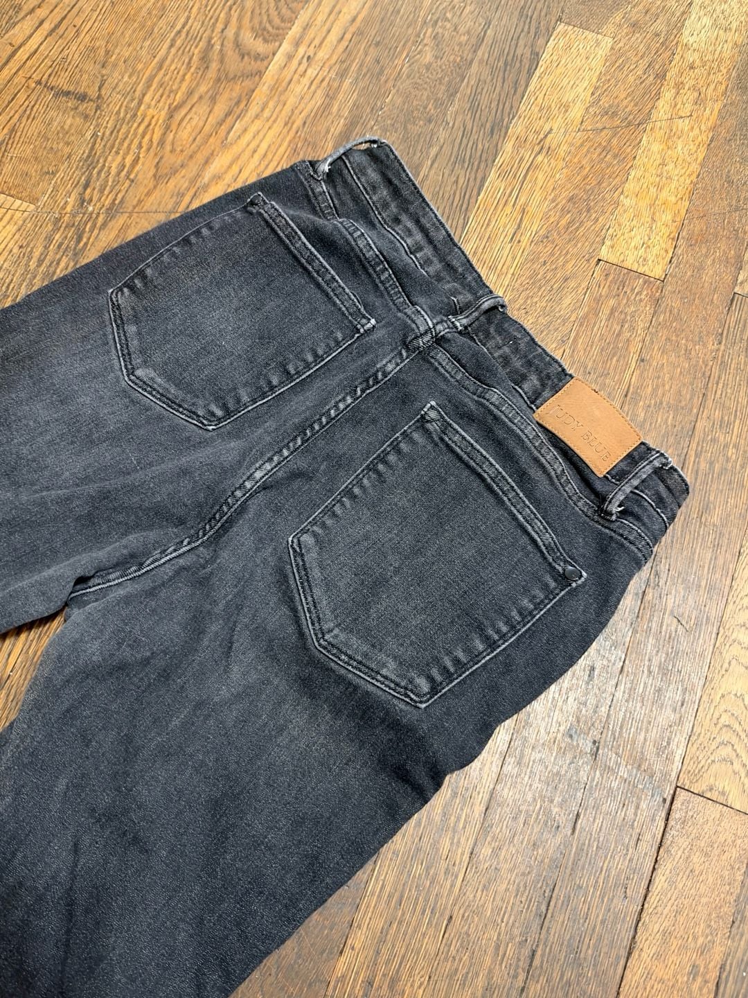 Judy Blue Skinny Jeans Black Wash High Rise Denim 13/31 9