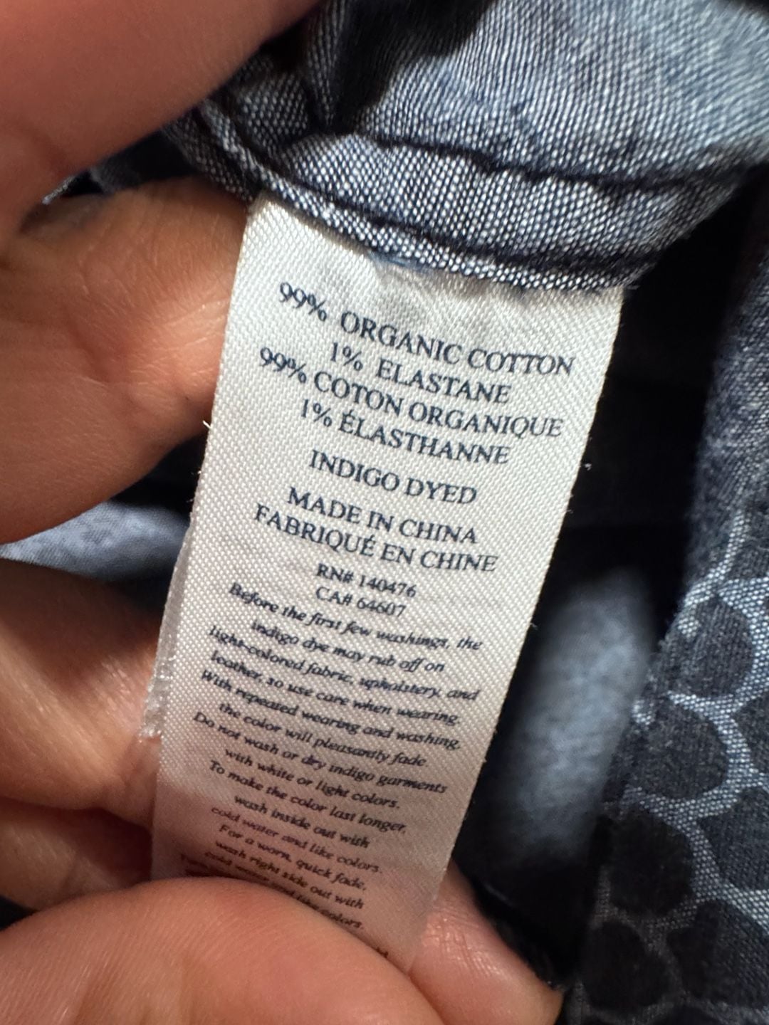 Faherty Men’s Playa Stretch Shirt XL Midnight Fish Scale 7