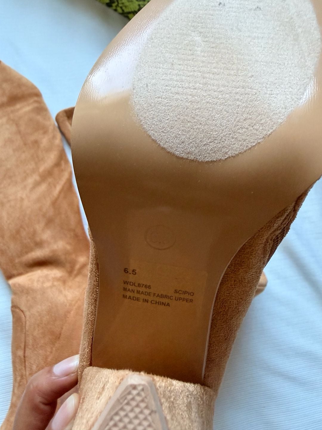 Cape Robbin Scipio Over The Knee Boots Size 6.5 Tan Suede 7