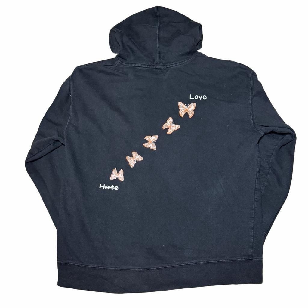 Blind Havoc Hoodie Size XL Black Butterfly Logo Graphic Pullover 4