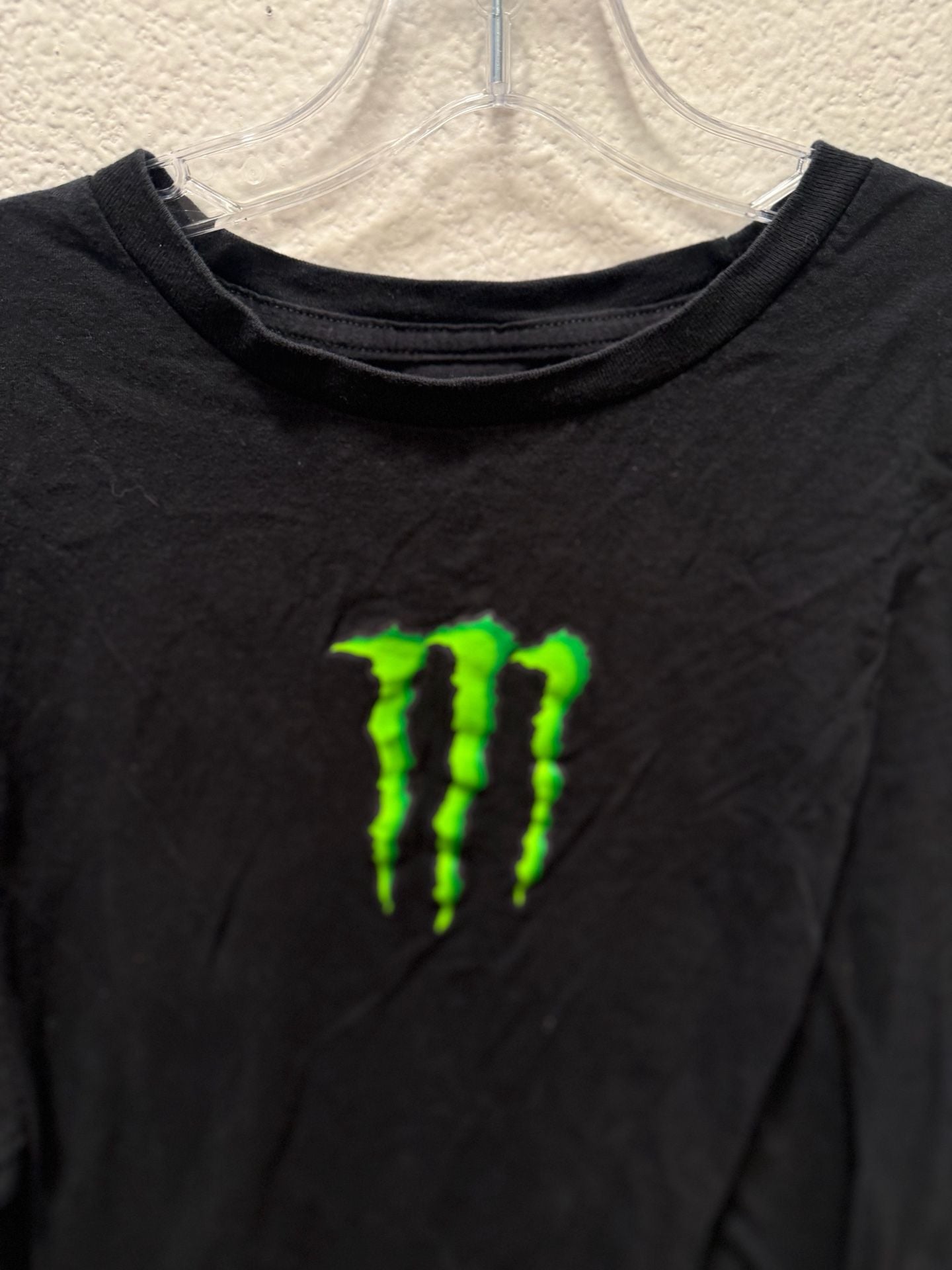 Monster Energy T-Shirt Size XXL Black Green Logo Graphic Tee 3