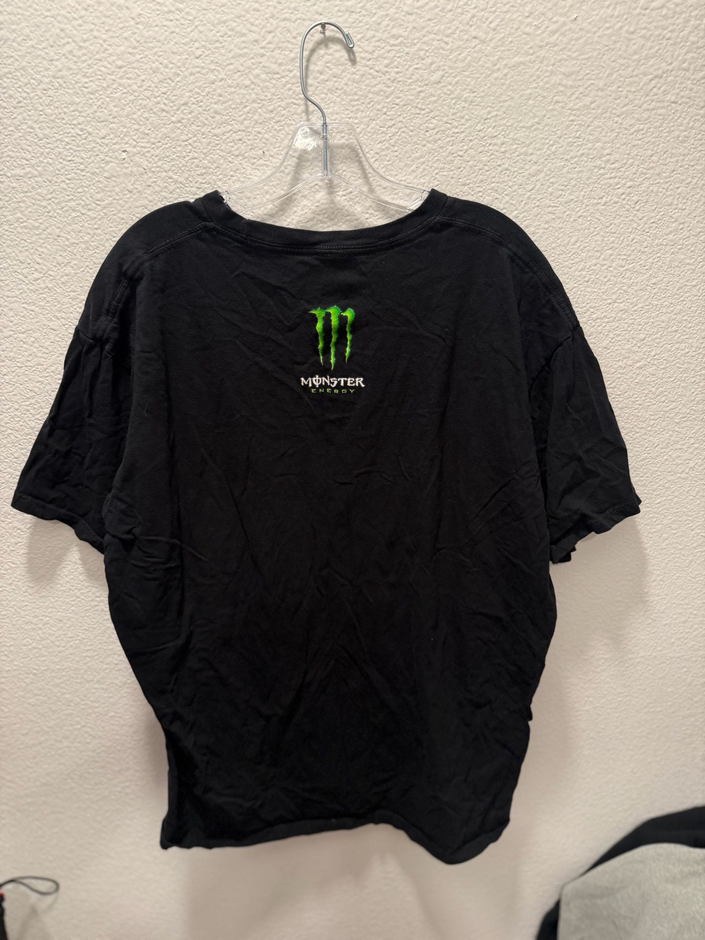 Monster Energy T-Shirt Size XXL Black Green Logo Graphic Tee 5