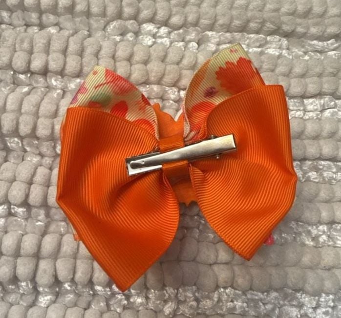 Turkey Day /pavo/ Bows for Girl, Lazos Para Niñas , Arcos/ Moños Babys Bows/ Lazos De Bebés/clay Center Bows/ Thanksgiving/acción De Gracias - 6