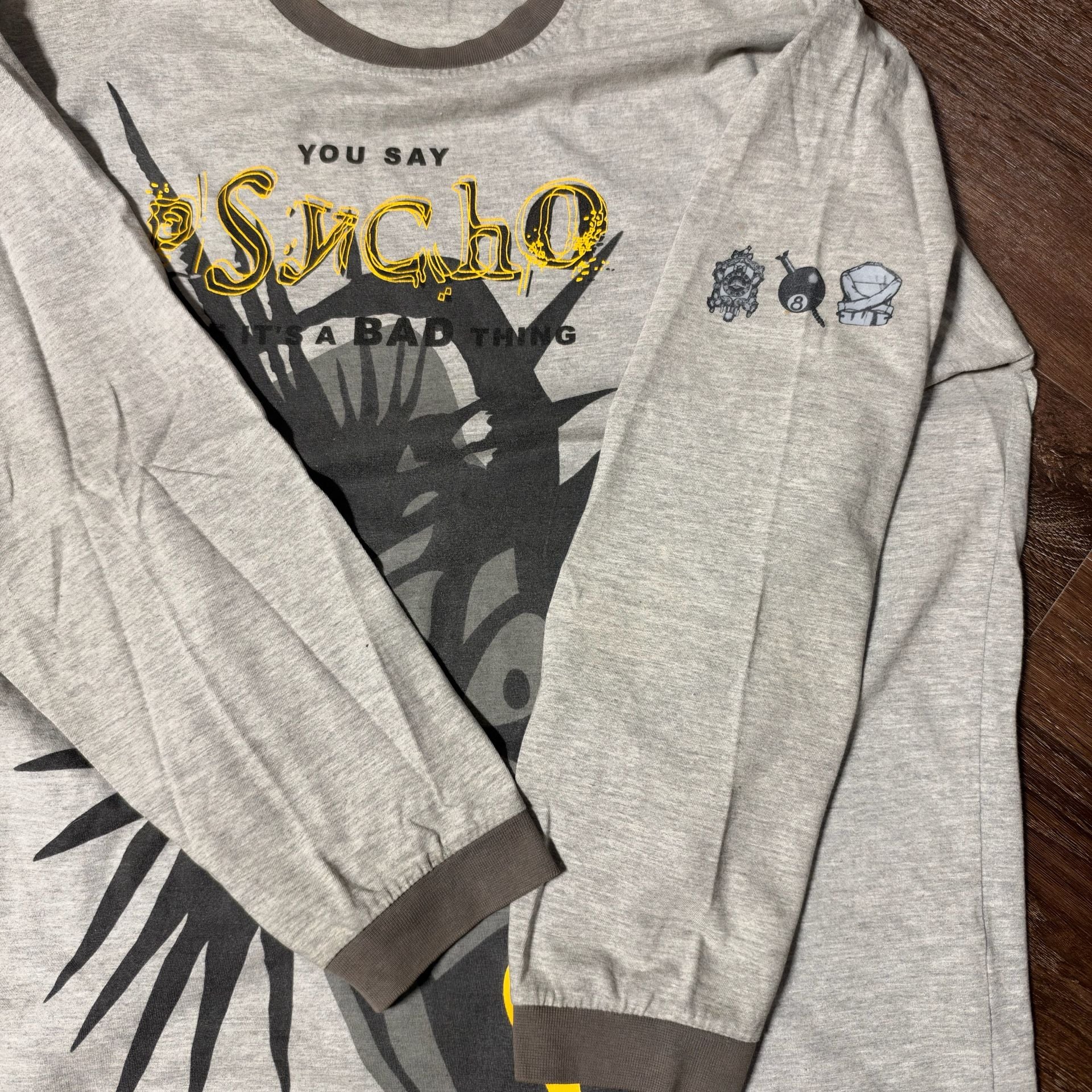 Vintage Guts RARE Y2K Jnco Vizion StreetwearLong Sleeve T Shirt White Size XL  7