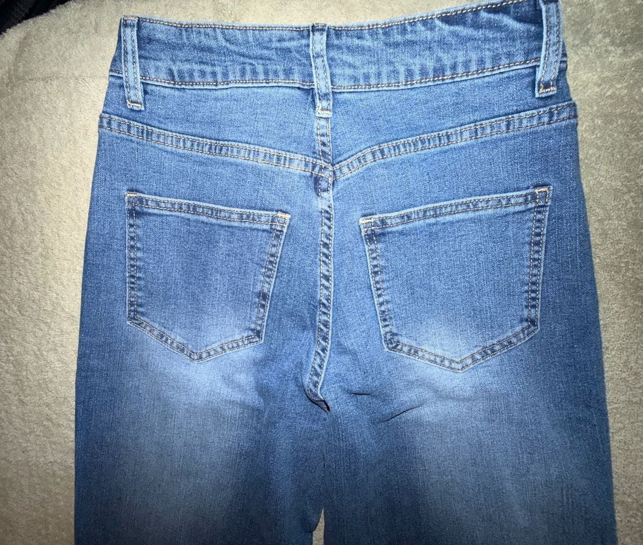 NWT Funuca High Waisted Blue Denim Jeans 8